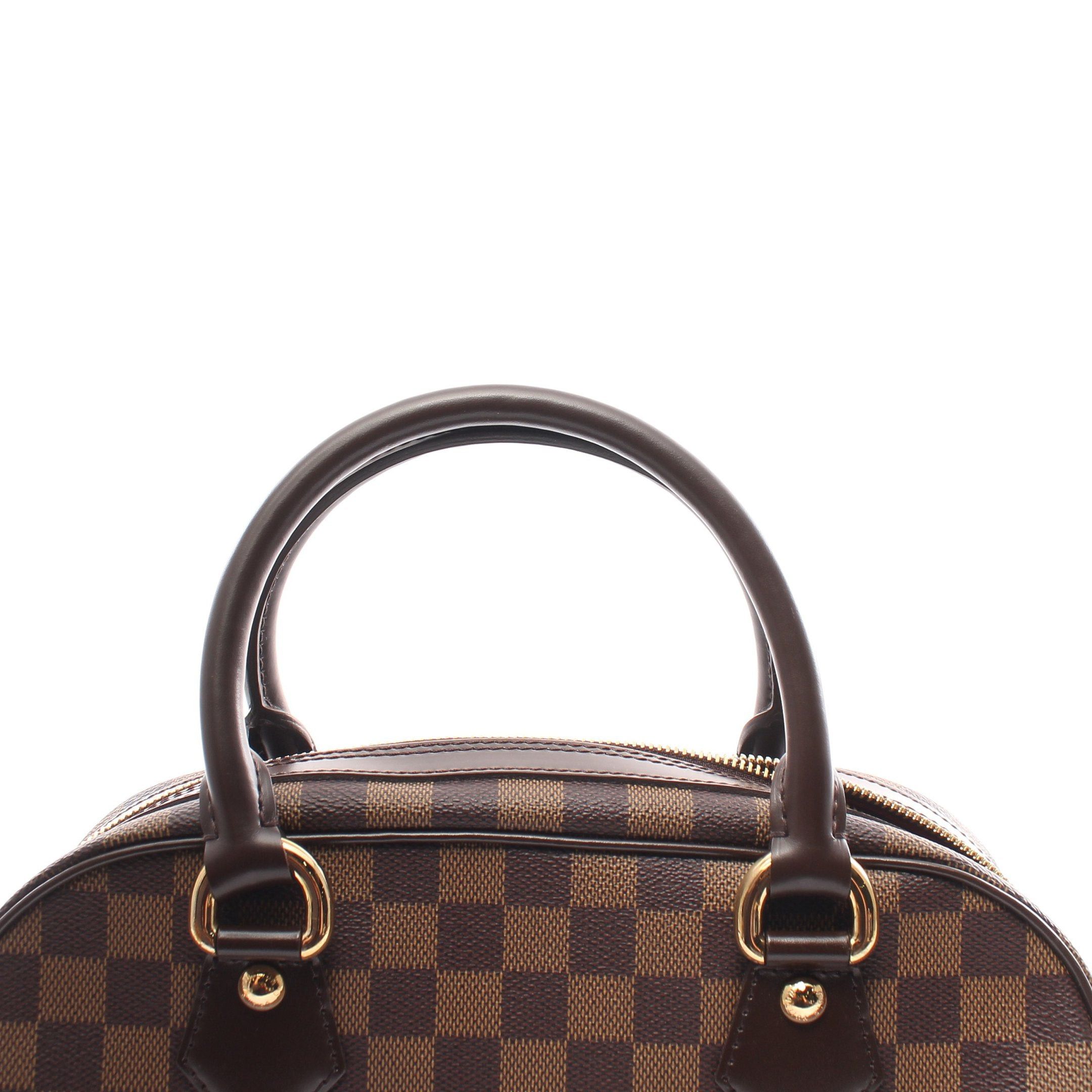 Louis Vuitton Louis Vuitton Duomo Damier Ebene Handbag Leather Brown Size ONE SIZE - 8 Thumbnail