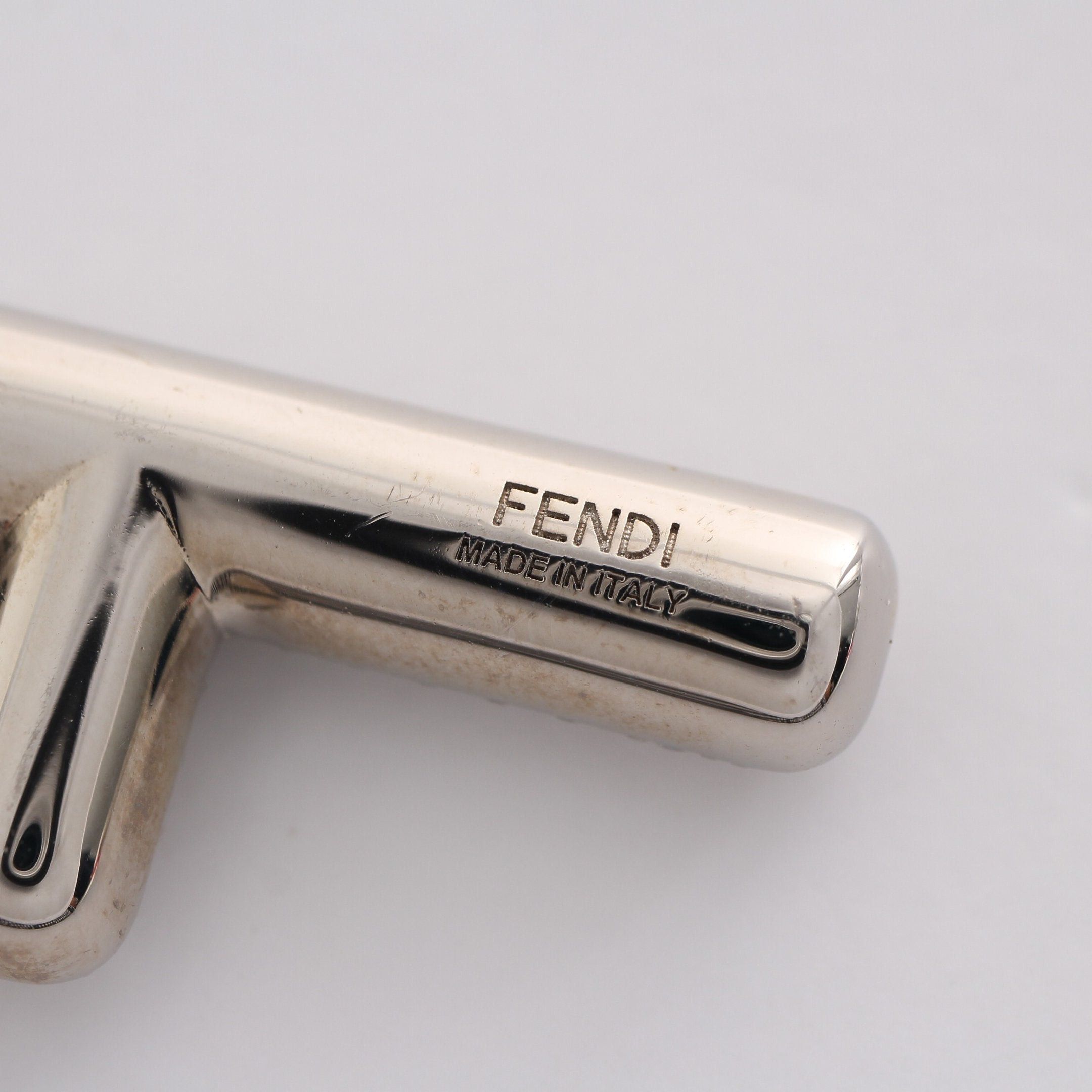 Fendi Fendi Ff Logo Earrings Gp Rhinestone Gold Silver Clear Size ONE SIZE - 3 Thumbnail