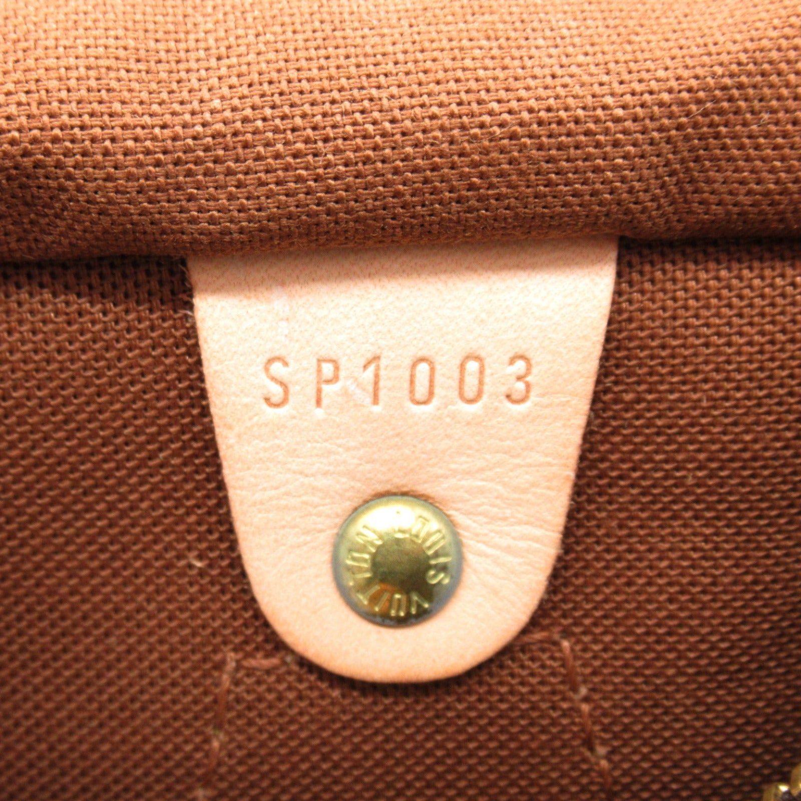Louis Vuitton Louis Vuitton Speedy 25 Handbag Coated Canvas Monogram Brown Size ONE SIZE - 7 Thumbnail
