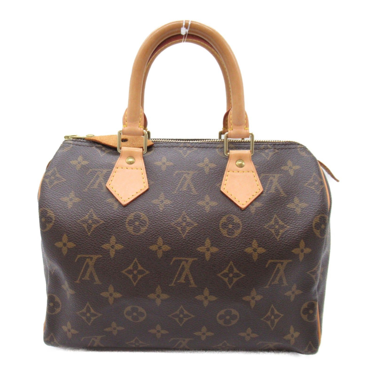 Louis Vuitton Louis Vuitton Speedy 25 Handbag Coated Canvas Monogram Brown Size ONE SIZE - 2 Thumbnail