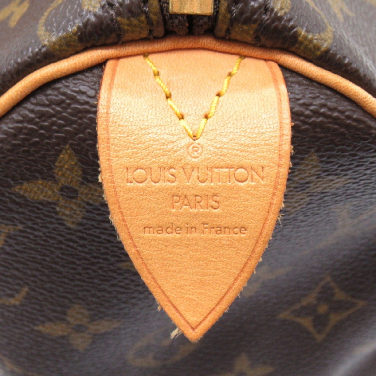 Louis Vuitton Louis Vuitton Speedy 25 Handbag Coated Canvas Monogram Brown Size ONE SIZE - 6 Thumbnail