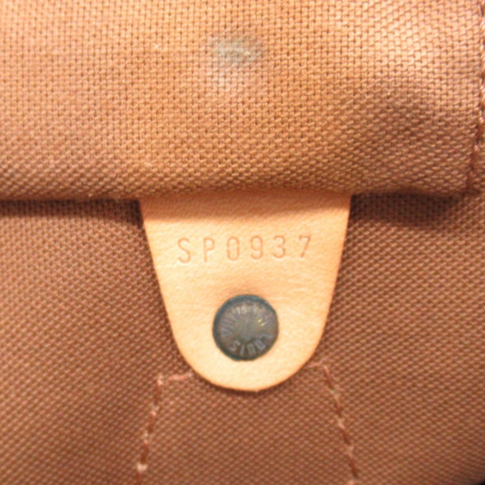 Louis Vuitton Louis Vuitton Speedy 30 Handbag Coated Canvas Monogram Brown Size ONE SIZE - 7 Thumbnail