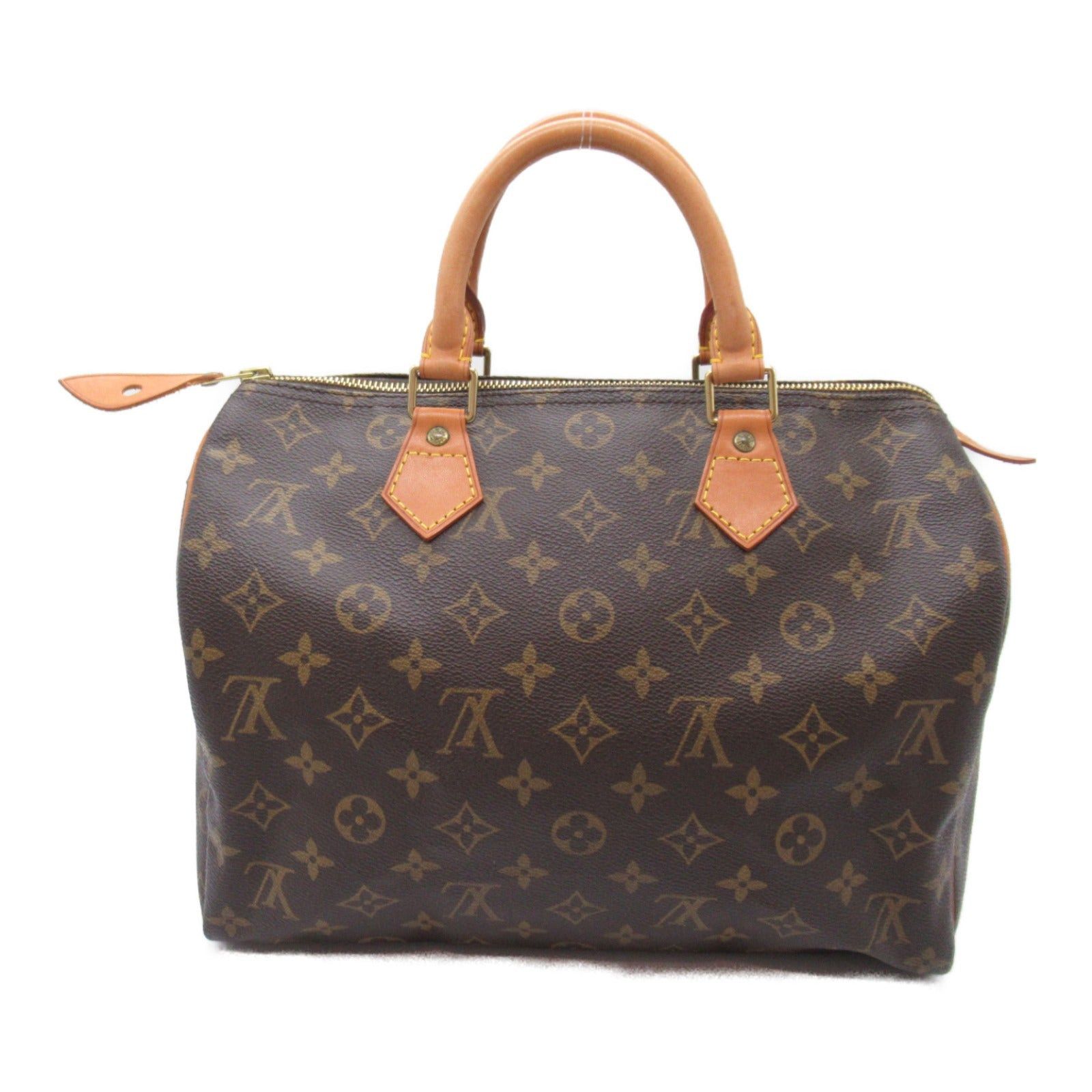 Louis Vuitton Louis Vuitton Speedy 30 Handbag Coated Canvas Monogram Brown Size ONE SIZE - 2 Thumbnail