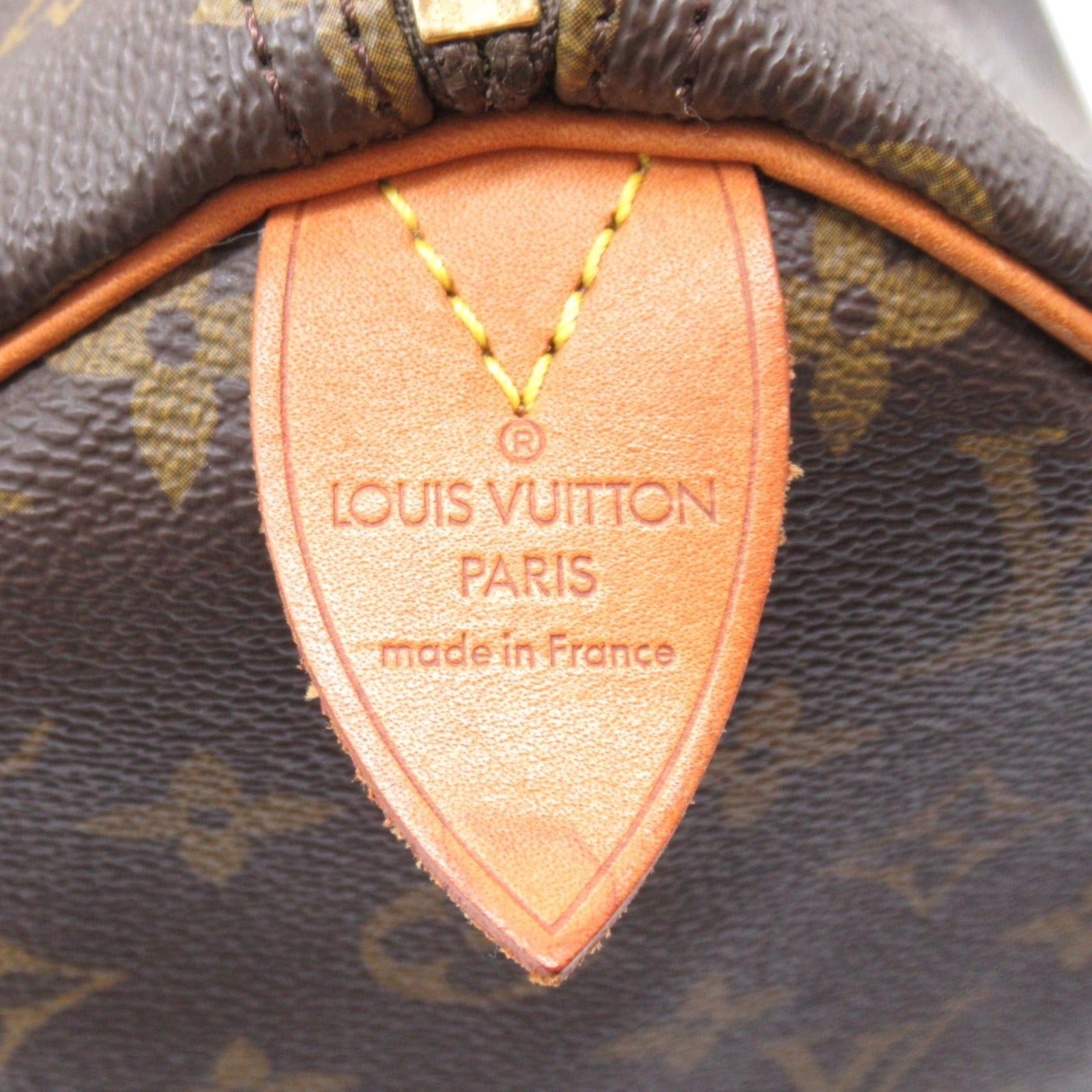 Louis Vuitton Louis Vuitton Speedy 30 Handbag Coated Canvas Monogram Brown Size ONE SIZE - 6 Thumbnail