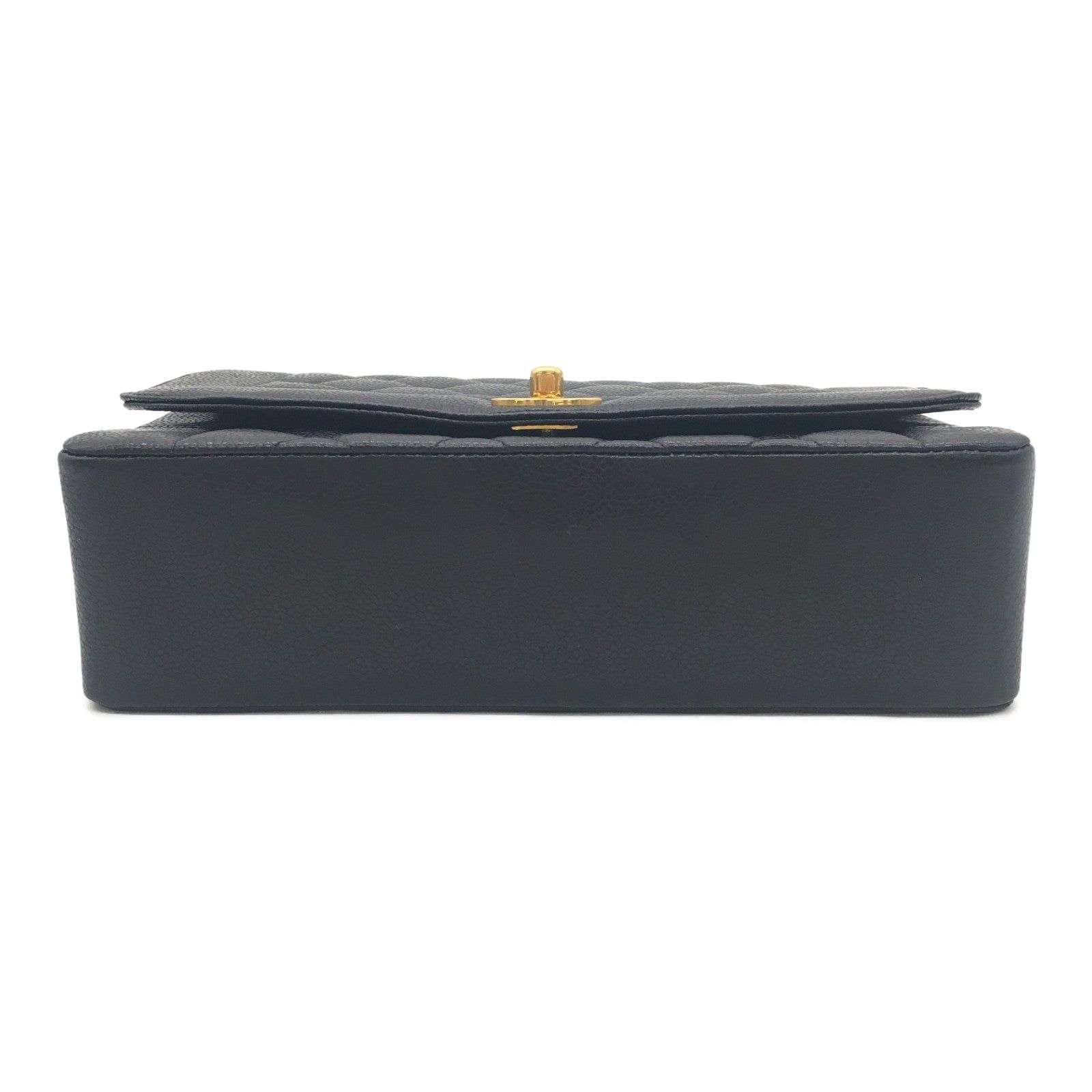 Chanel Chanel Matelasse Diana Chain Shoulder Bag Caviar Skin (Grained Calf) Black Size ONE SIZE - 4 Thumbnail