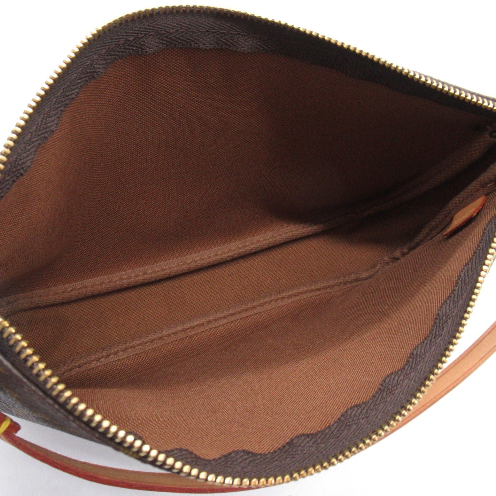 Louis Vuitton Louis Vuitton Pochette Accessoires Accessory Pouch Handbag Coated Canvas Monogram Brown Size ONE SIZE - 5 Thumbnail