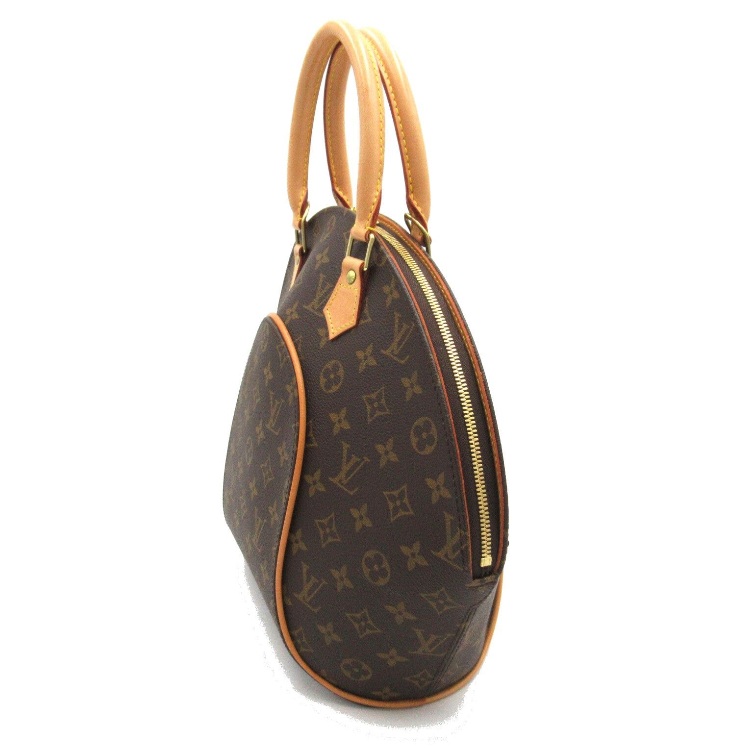 Louis Vuitton Louis Vuitton Ellipse Mm Handbag Coated Canvas Monogram Brown Size ONE SIZE - 3 Thumbnail
