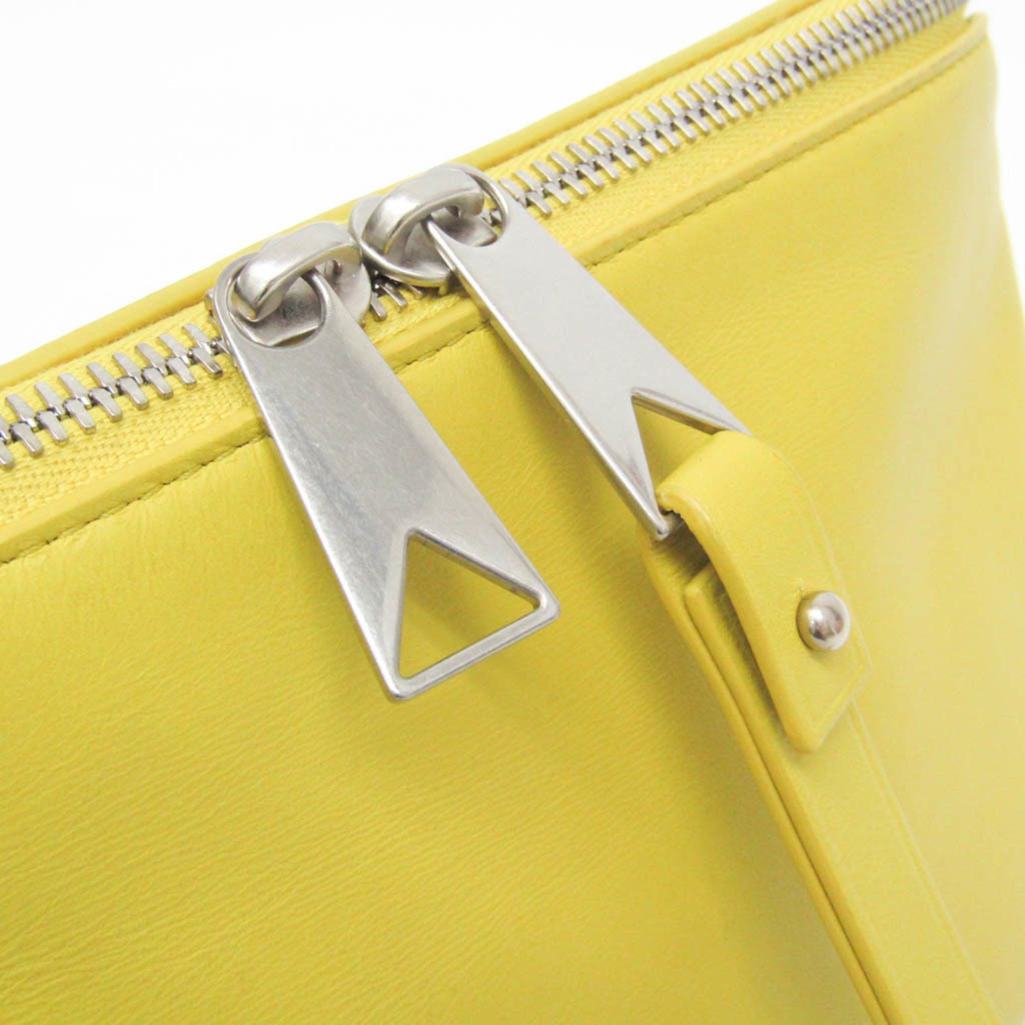 Bottega Veneta Organizer Yellow Leather Clutch Bag (Pre-Owned) Size ONE SIZE - 7 Thumbnail