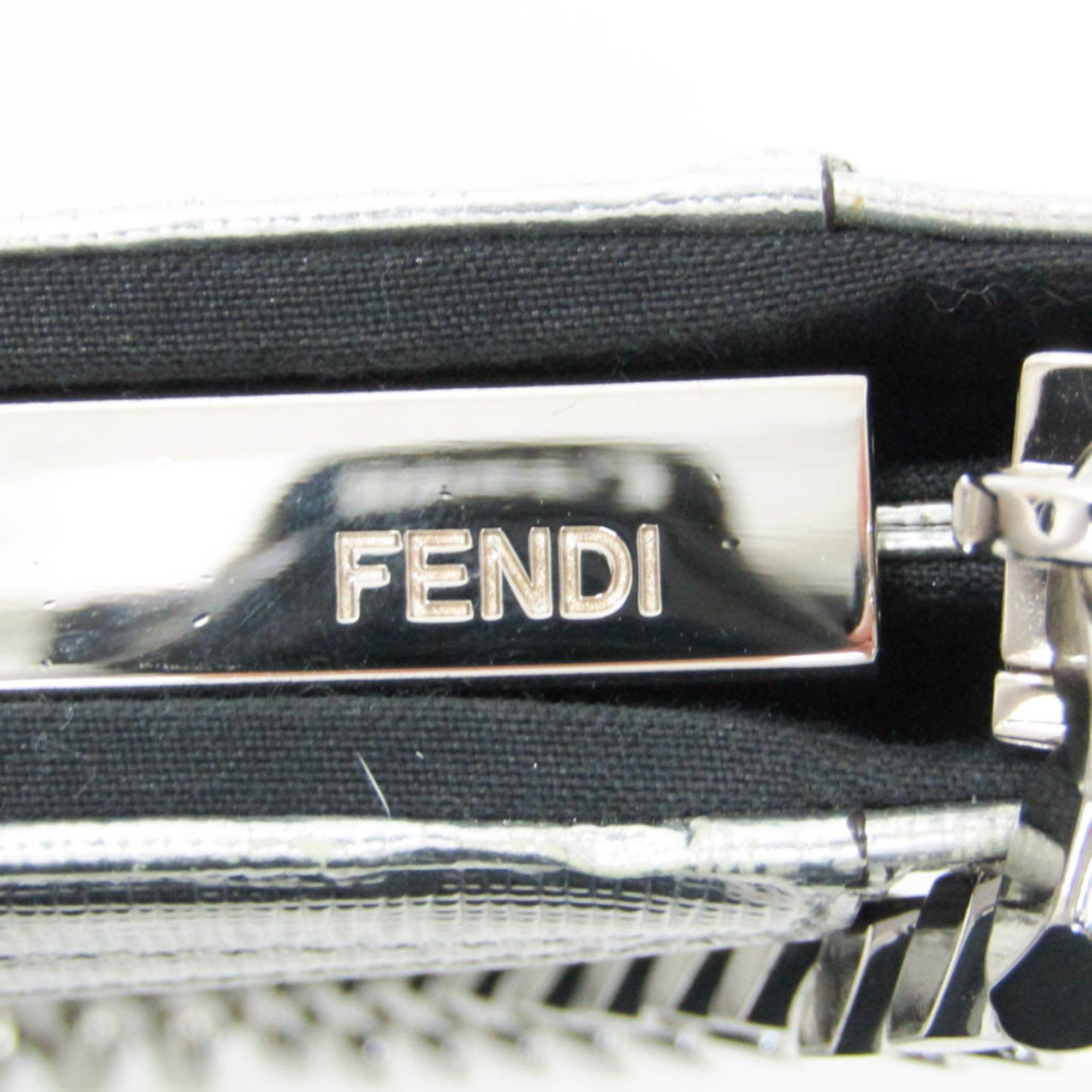 Fendi Black Leather Tote Bag (Pre-Owned) Size ONE SIZE - 4 Thumbnail