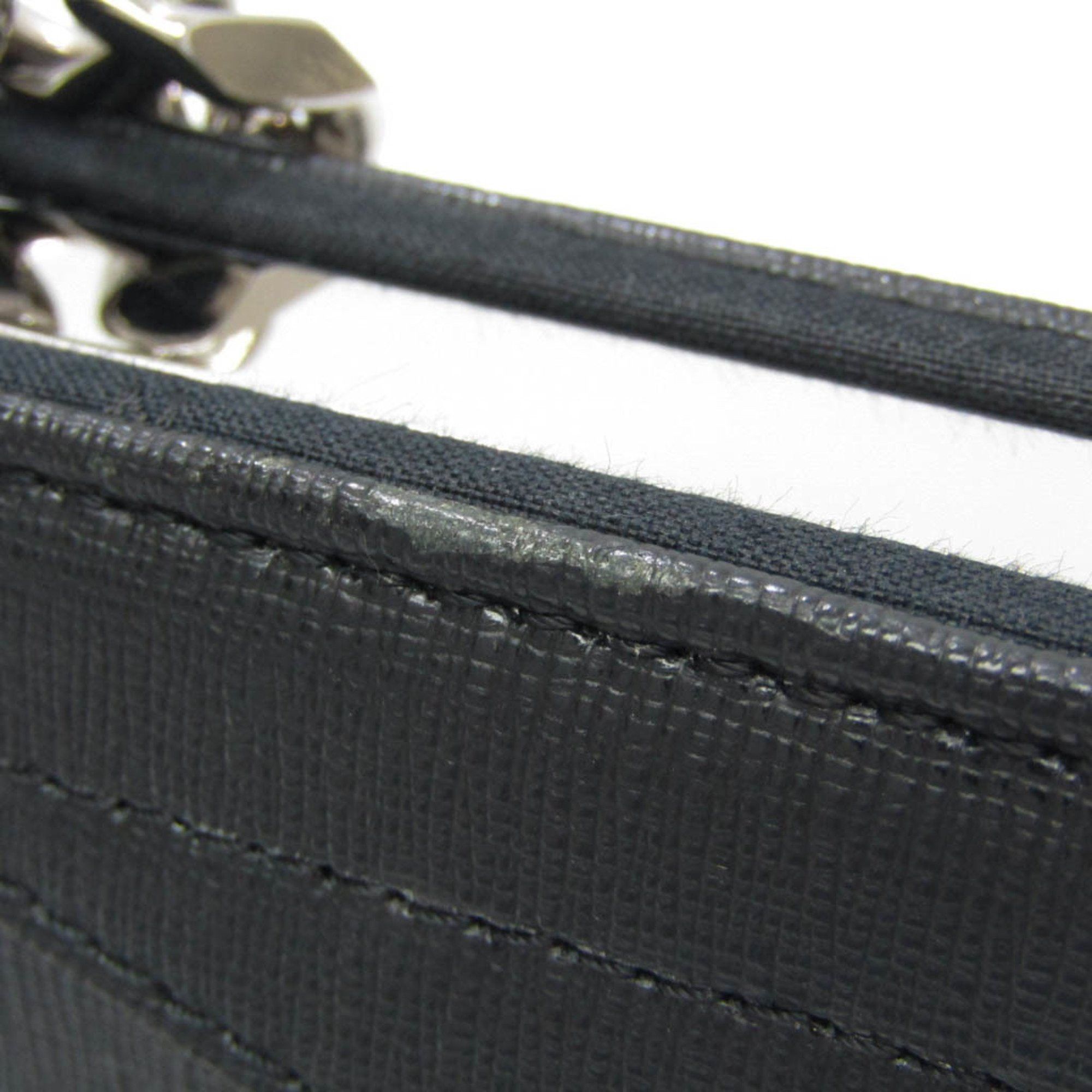 Fendi Black Leather Tote Bag (Pre-Owned) Size ONE SIZE - 6 Thumbnail