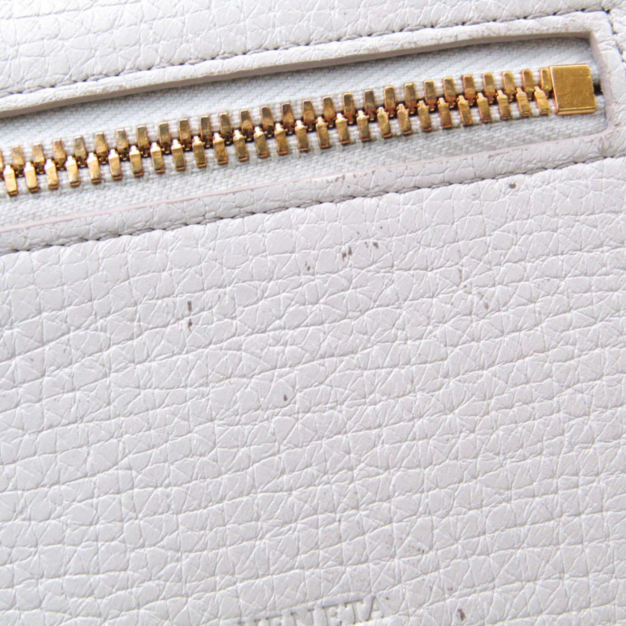 Bottega Veneta Palmerato White Leather Wallet (Pre-Owned) Size ONE SIZE - 9 Thumbnail