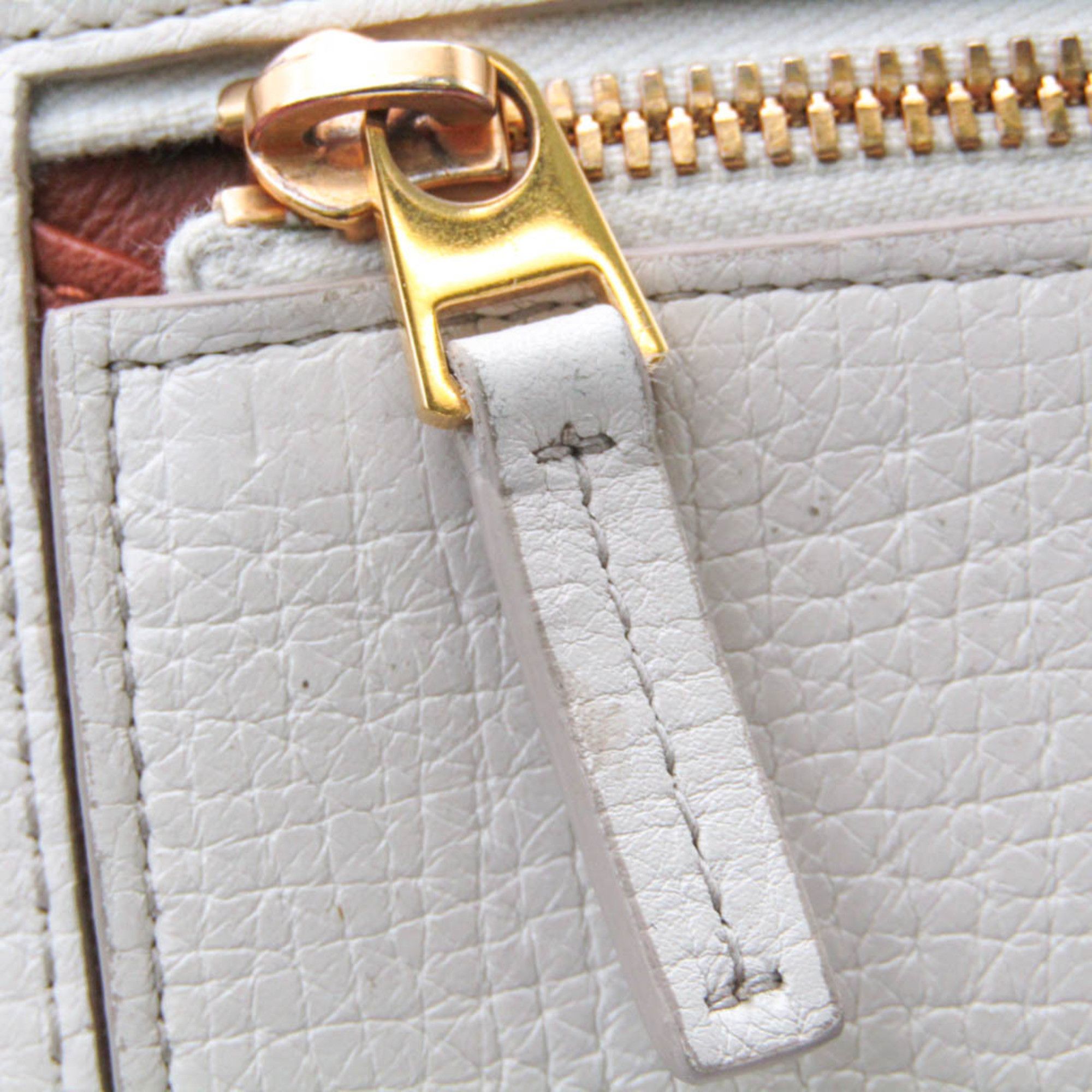Bottega Veneta Palmerato White Leather Wallet (Pre-Owned) Size ONE SIZE - 13 Thumbnail