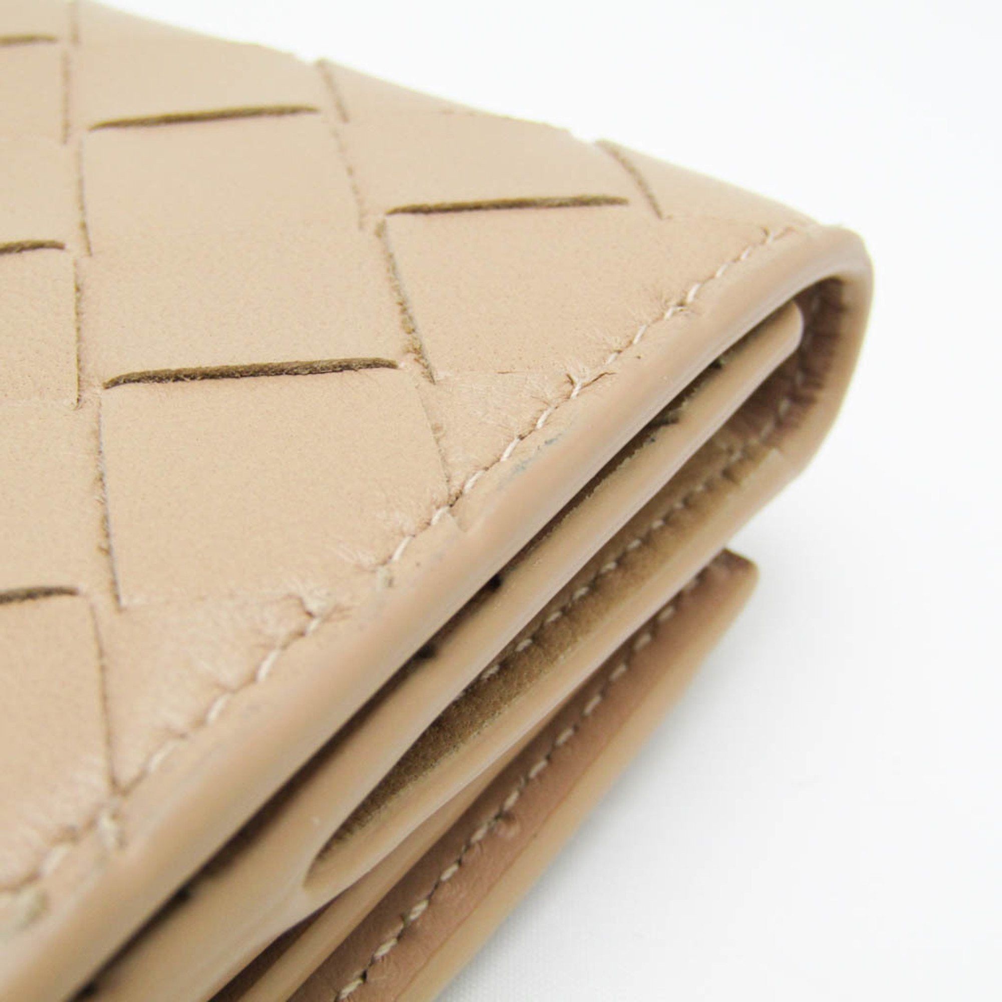 Bottega Veneta Intrecciato Beige Leather Wallet (Pre-Owned) Size ONE SIZE - 9 Thumbnail