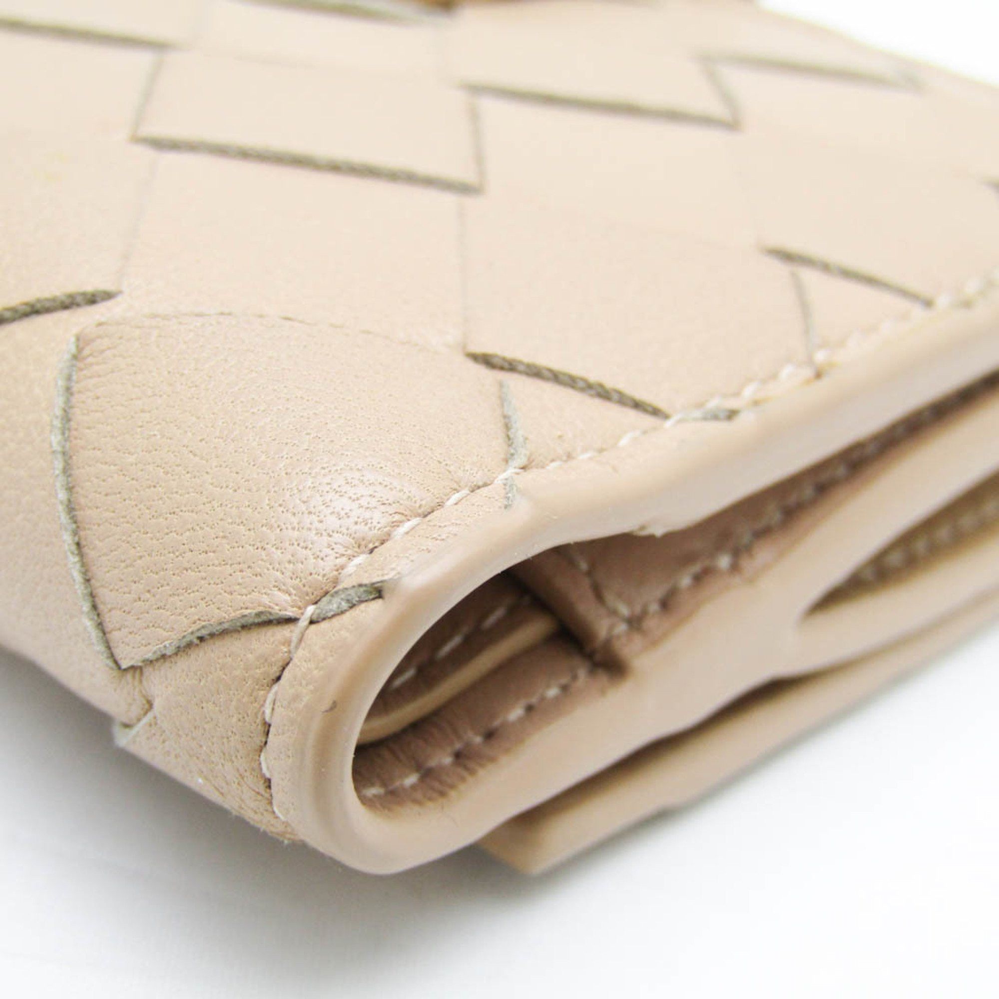 Bottega Veneta Intrecciato Beige Leather Wallet (Pre-Owned) Size ONE SIZE - 10 Thumbnail