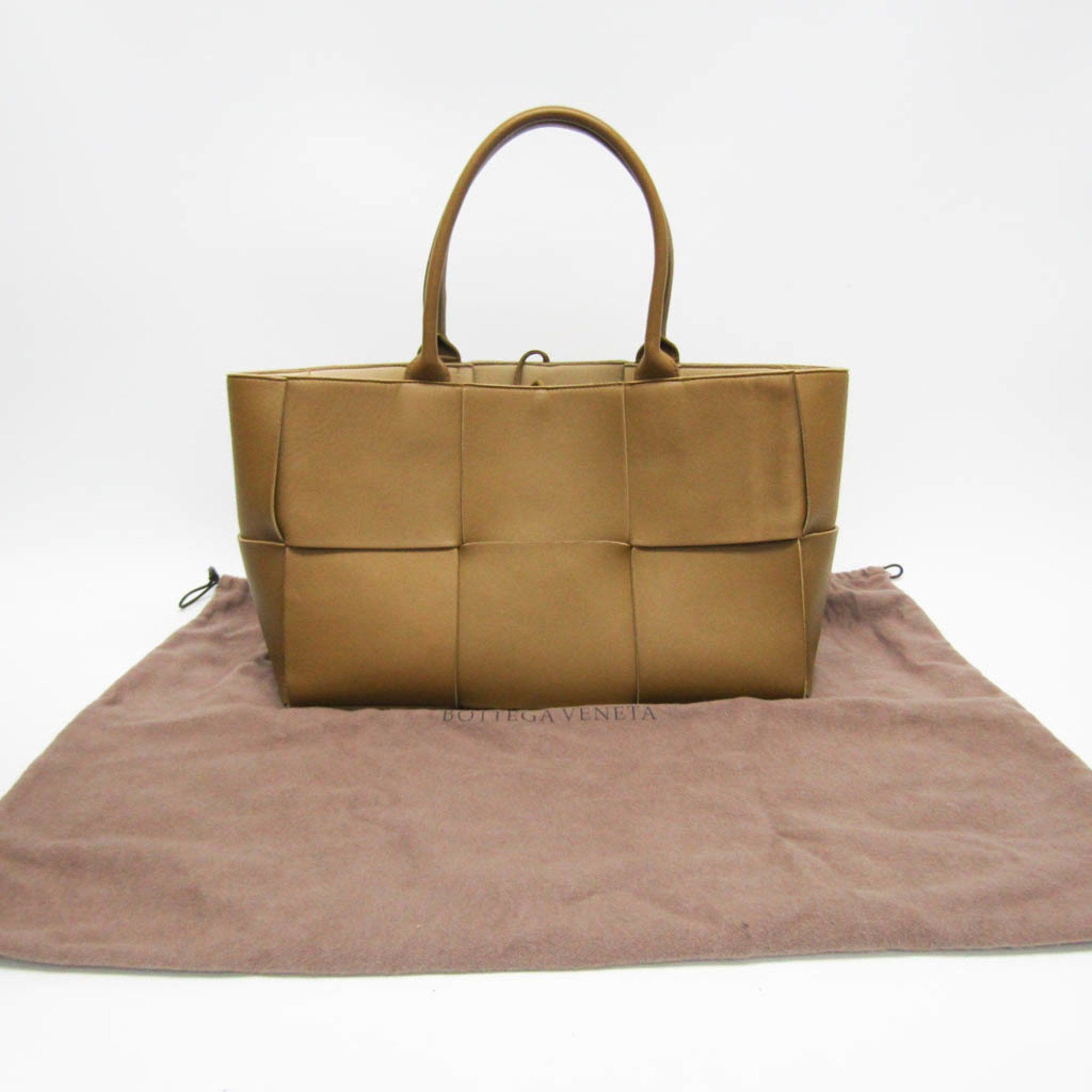 Bottega Veneta Arco Camel Leather Tote Bag (Pre-Owned) Size ONE SIZE - 6 Thumbnail