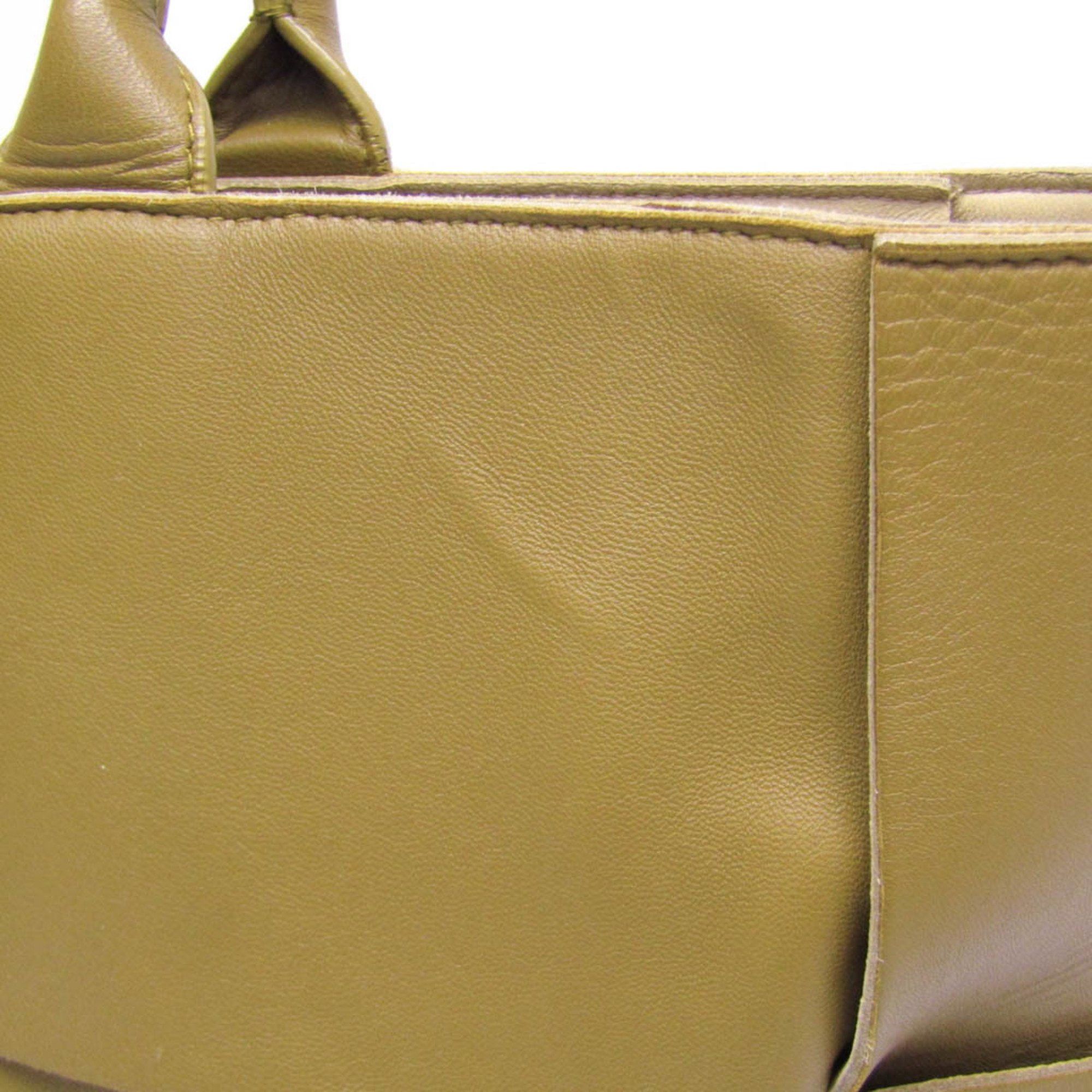 Bottega Veneta Arco Camel Leather Tote Bag (Pre-Owned) Size ONE SIZE - 8 Thumbnail