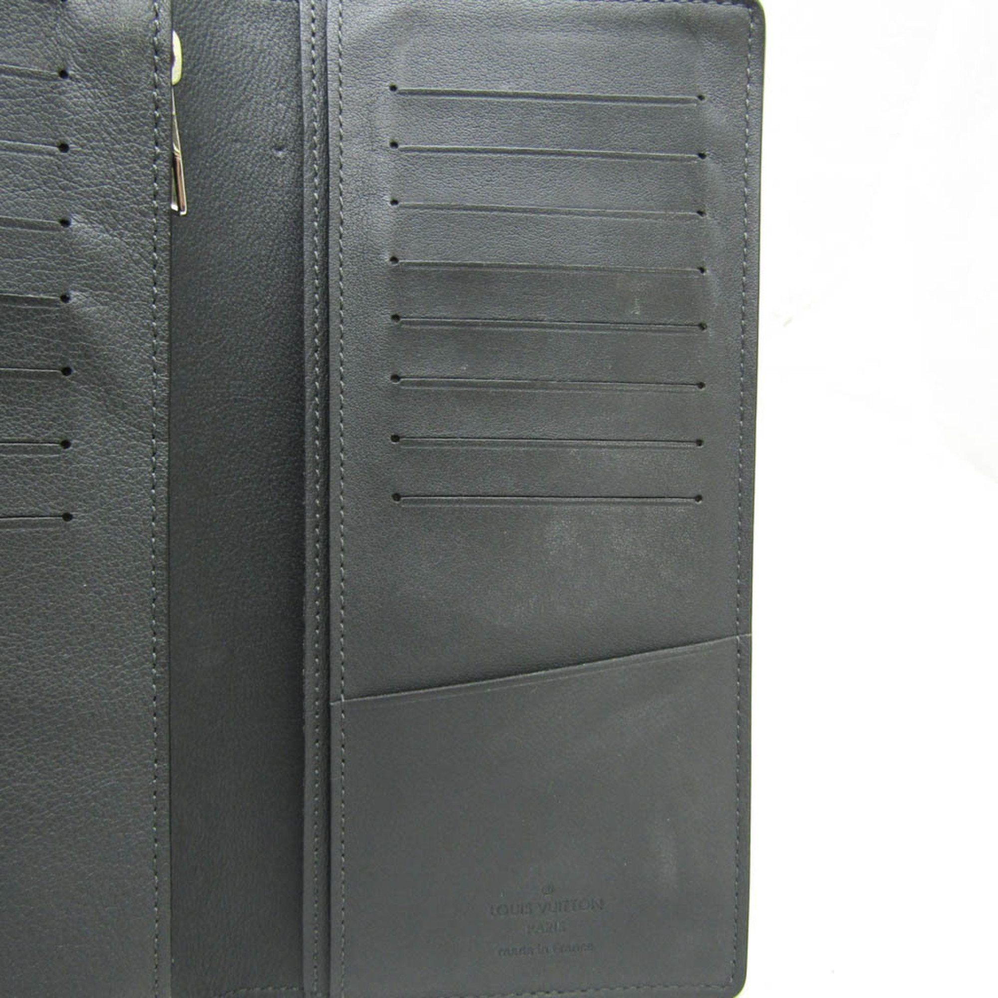 Louis Vuitton Portefeuille Brazza Black Leather Wallet (Pre-Owned) Size ONE SIZE - 12 Thumbnail