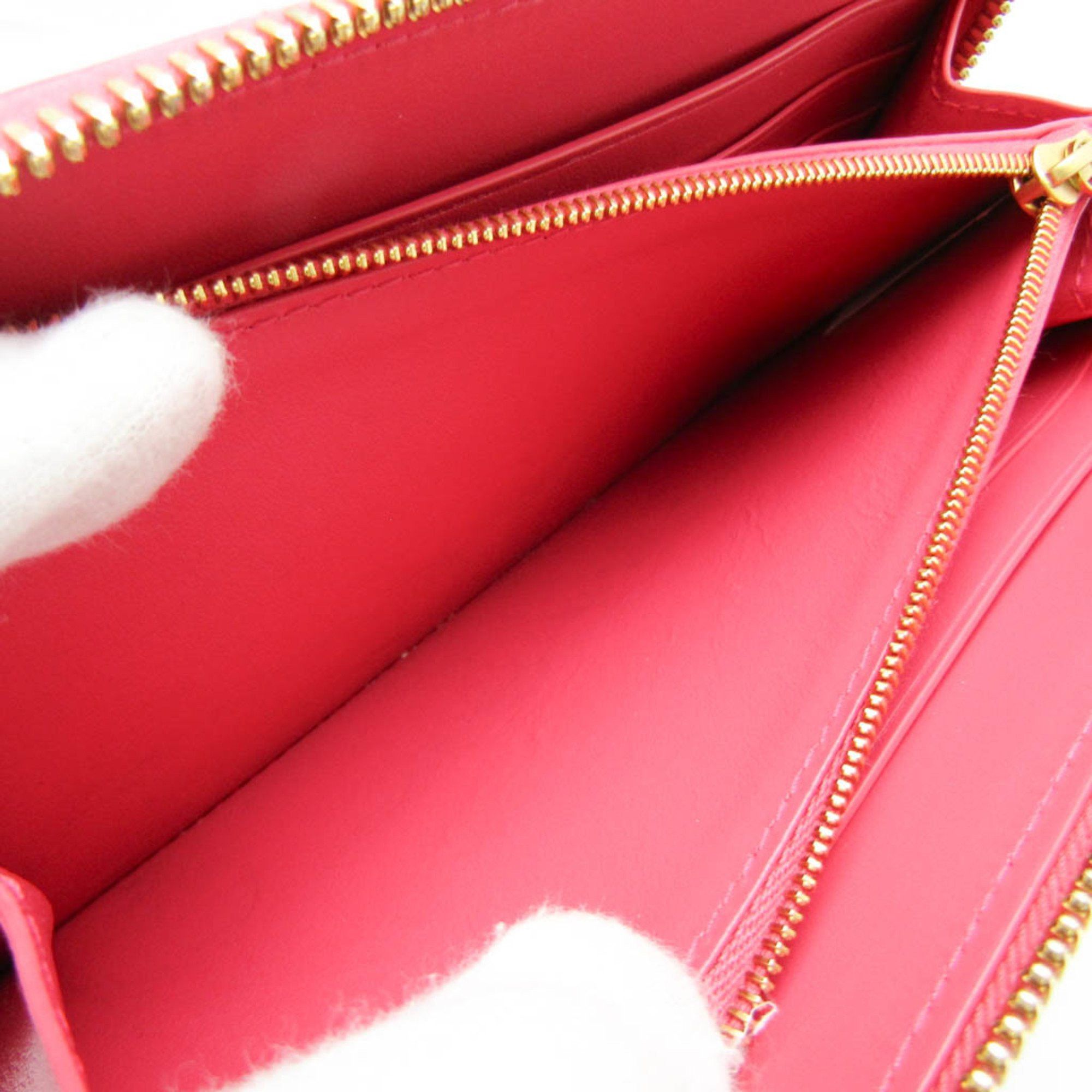 Bottega Veneta Intrecciato Pink Leather Wallet (Pre-Owned) Size ONE SIZE - 4 Thumbnail