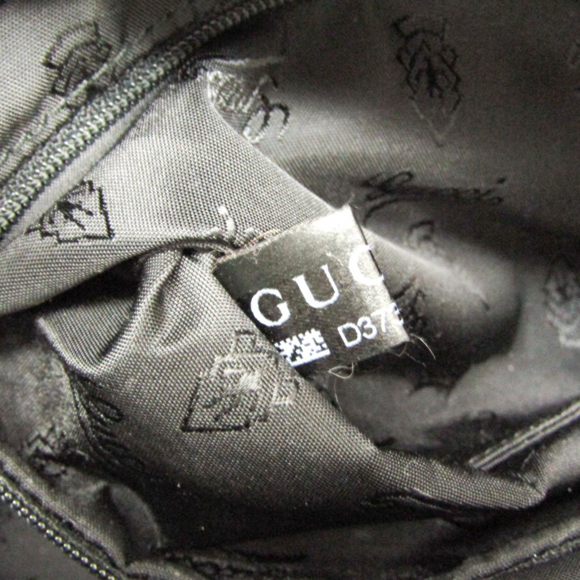 Gucci Crest Black Leather Handbag (Pre-Owned) Size ONE SIZE - 12 Thumbnail
