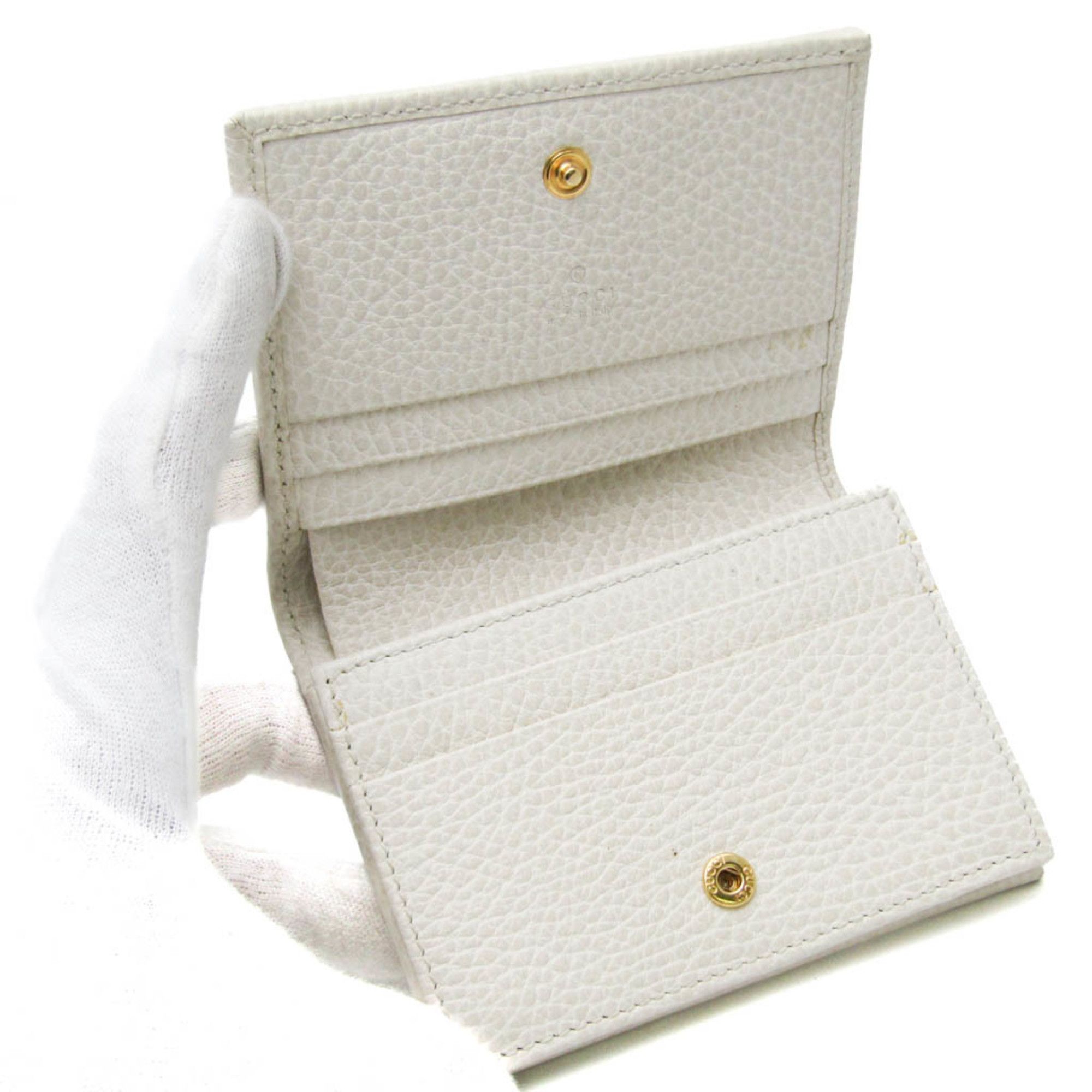 Gucci Gg Marmont White Leather Wallet (Pre-Owned) Size ONE SIZE - 3 Thumbnail