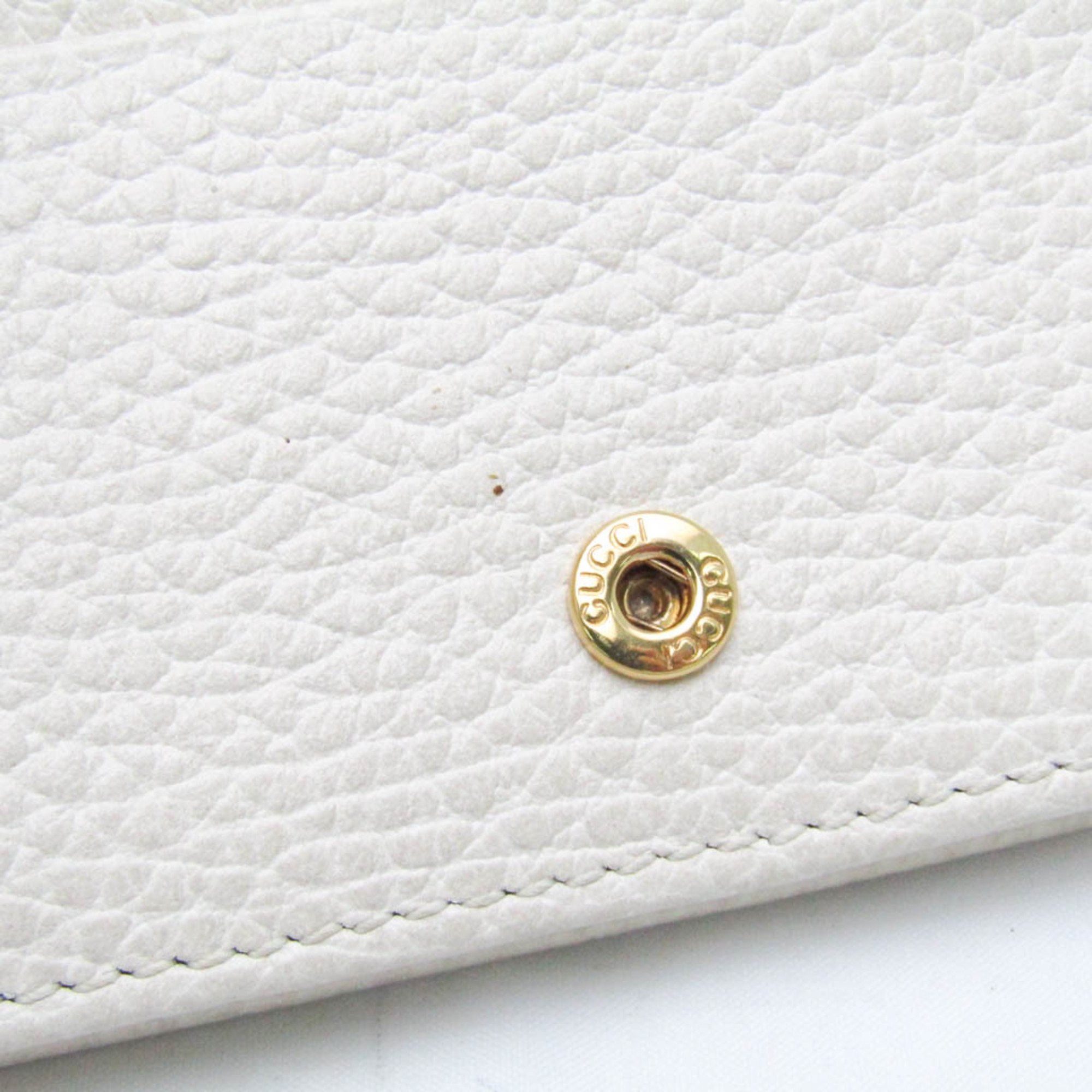 Gucci Gg Marmont White Leather Wallet (Pre-Owned) Size ONE SIZE - 13 Thumbnail