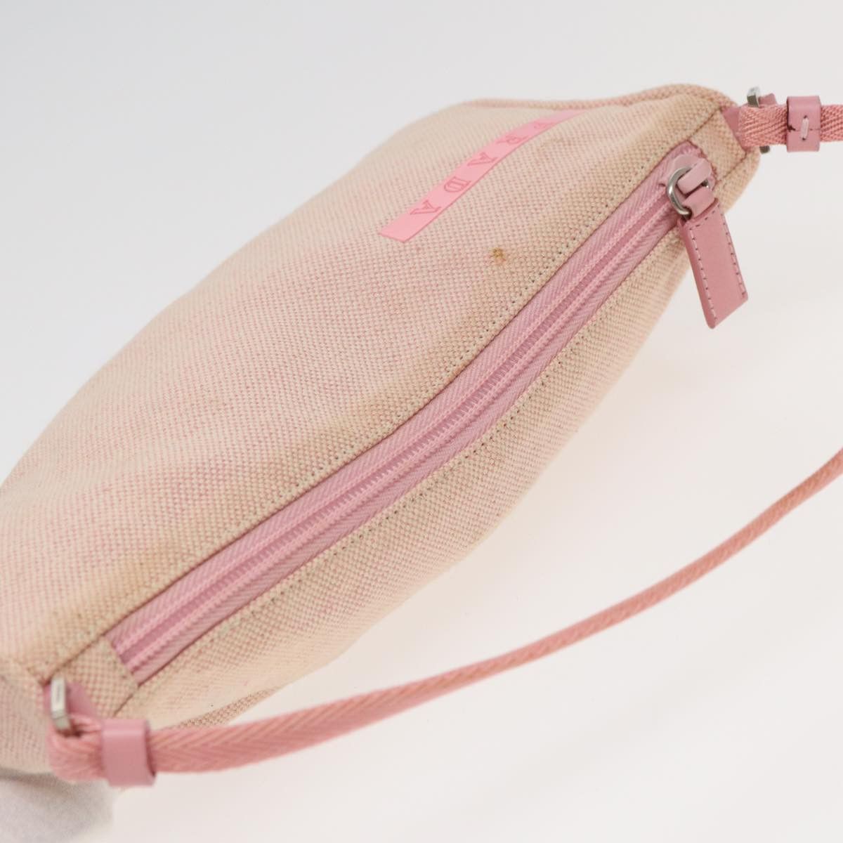 Prada Pink Canvas Clutch Bag (Pre-Owned) Size ONE SIZE - 4 Thumbnail