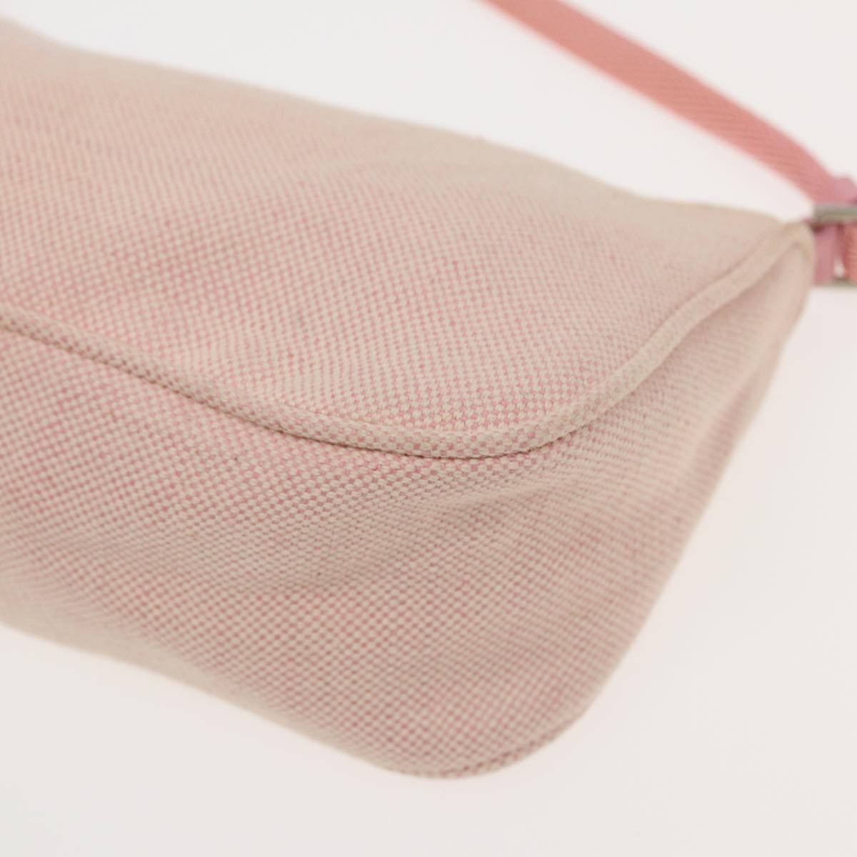 Prada Pink Canvas Clutch Bag (Pre-Owned) Size ONE SIZE - 8 Thumbnail