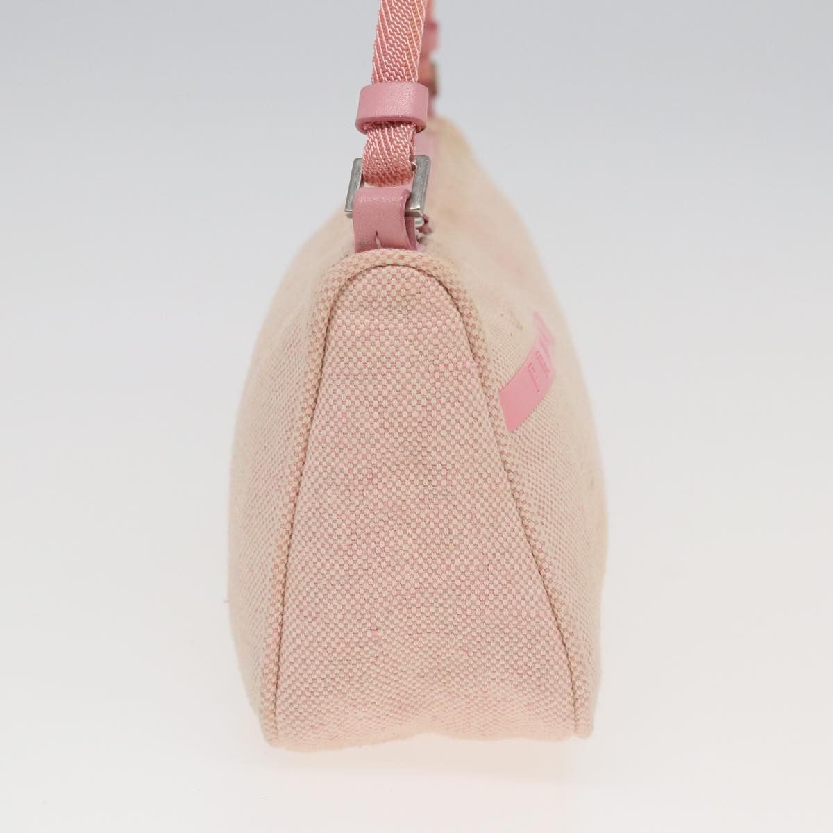 Prada Pink Canvas Clutch Bag (Pre-Owned) Size ONE SIZE - 11 Thumbnail