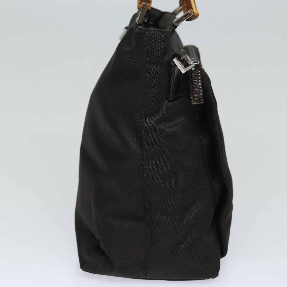 Gucci Bamboo Black Synthetic Handbag (Pre-Owned) Size ONE SIZE - 11 Thumbnail