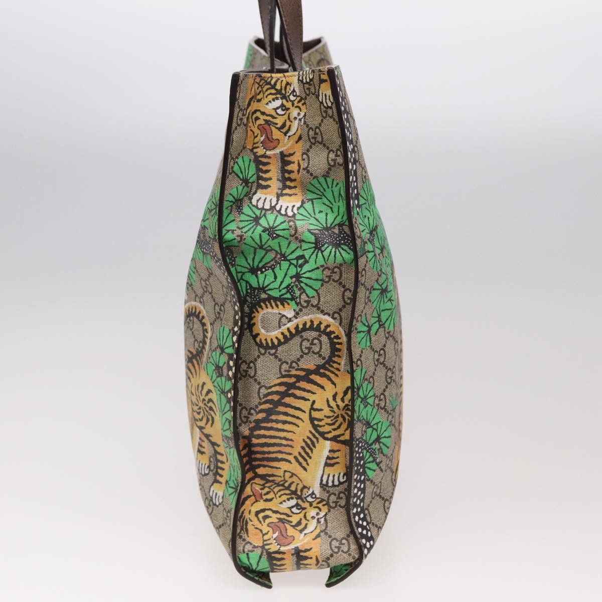 Gucci Tiger Beige Canvas Tote Bag (Pre-Owned) Size ONE SIZE - 10 Thumbnail