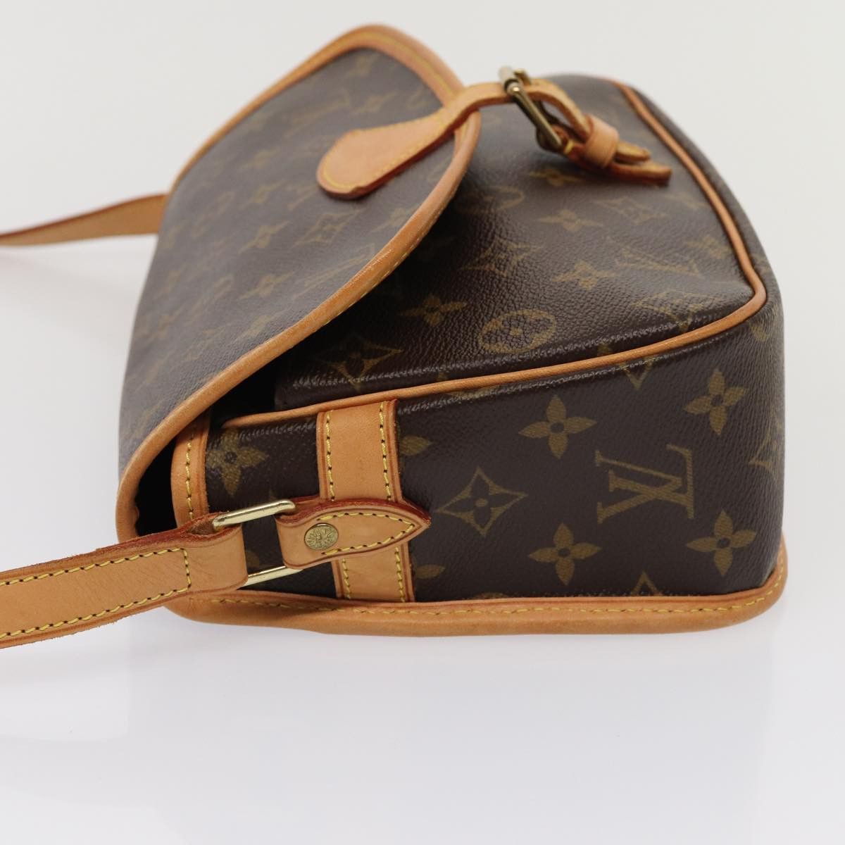 Louis Vuitton Sologne Brown Canvas Shoulder Bag (Pre-Owned) Size ONE SIZE - 11 Thumbnail