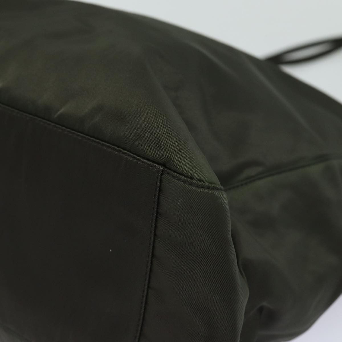 Prada Tessuto Khaki Synthetic Shoulder Bag (Pre-Owned) Size ONE SIZE - 11 Thumbnail