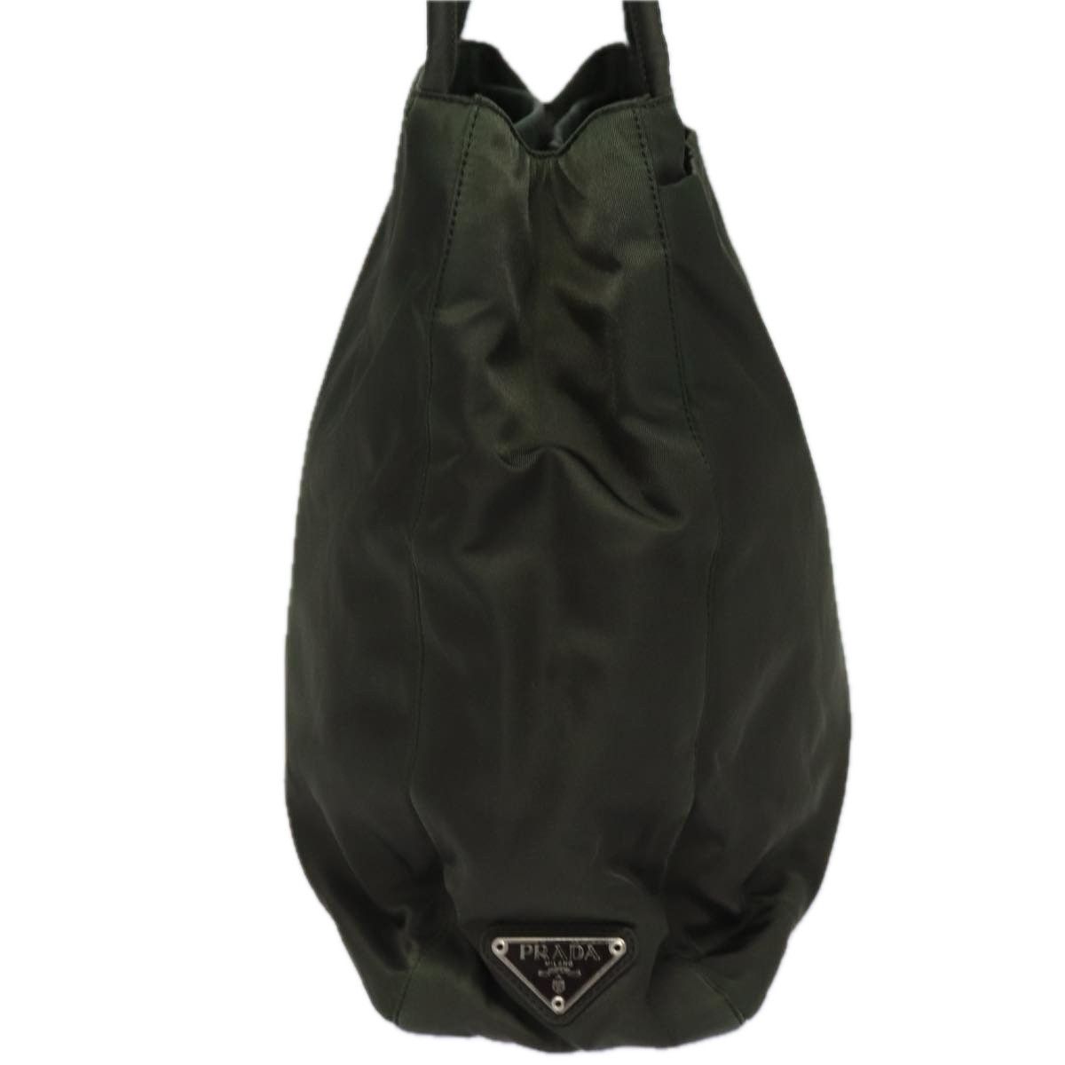 Prada Tessuto Khaki Synthetic Shoulder Bag (Pre-Owned) Size ONE SIZE - 4 Thumbnail