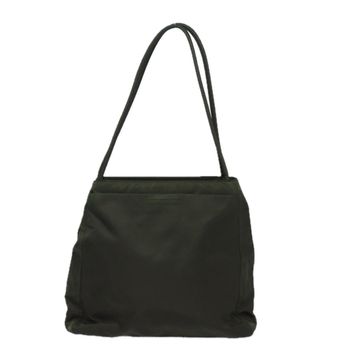 Prada Tessuto Khaki Synthetic Shoulder Bag (Pre-Owned) Size ONE SIZE - 2 Thumbnail