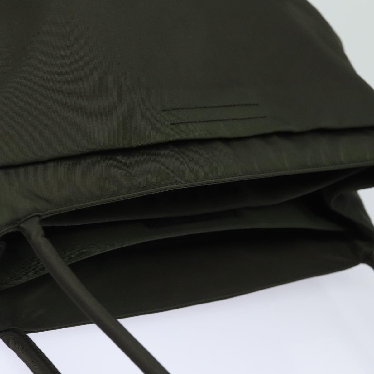 Prada Tessuto Khaki Synthetic Shoulder Bag (Pre-Owned) Size ONE SIZE - 6 Thumbnail