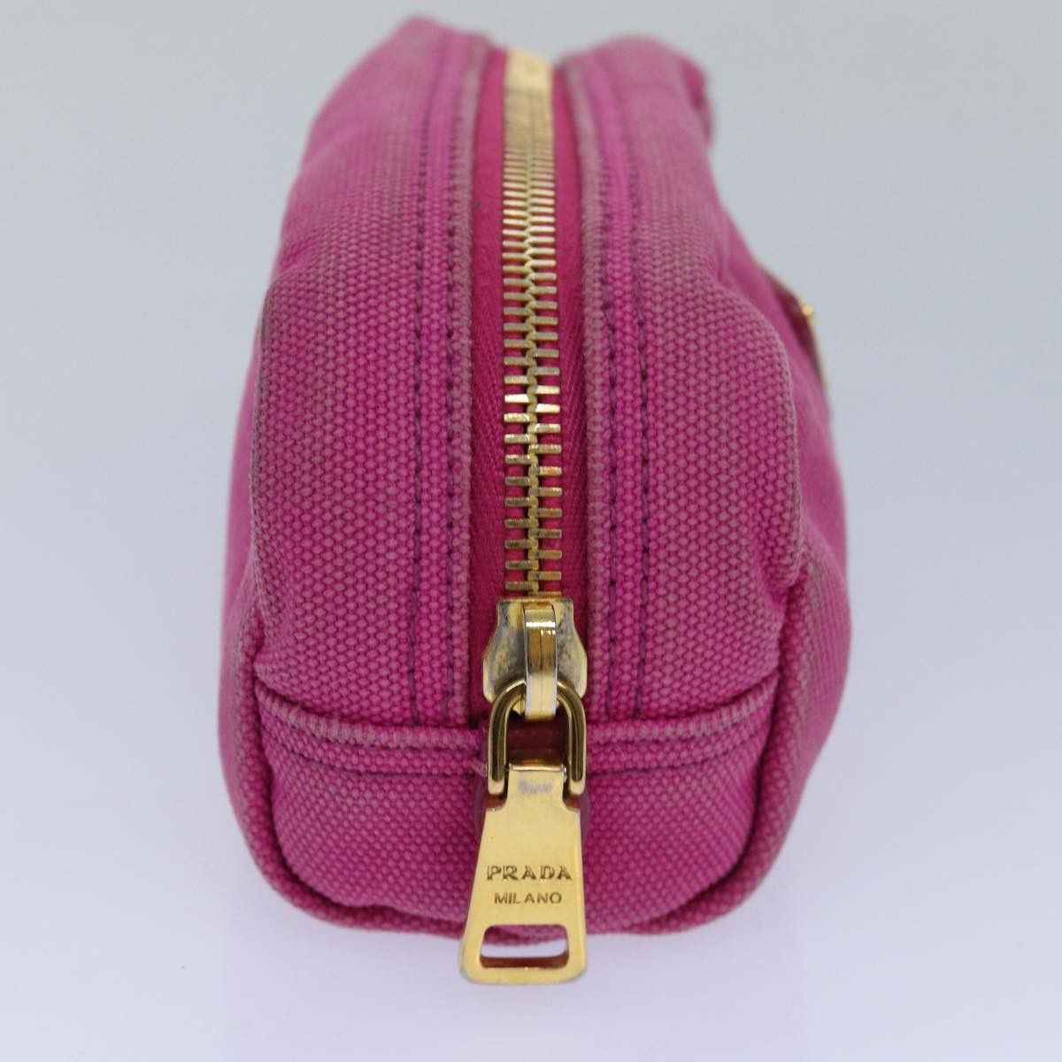 Prada Pink Canvas Clutch Bag (Pre-Owned) Size ONE SIZE - 13 Thumbnail