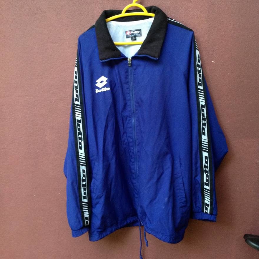 Lotto Sport LOTTO SIDE TAPE JACKET WINDBREAKER Size US L / EU 52-54 / 3 - 1 Thumbnail