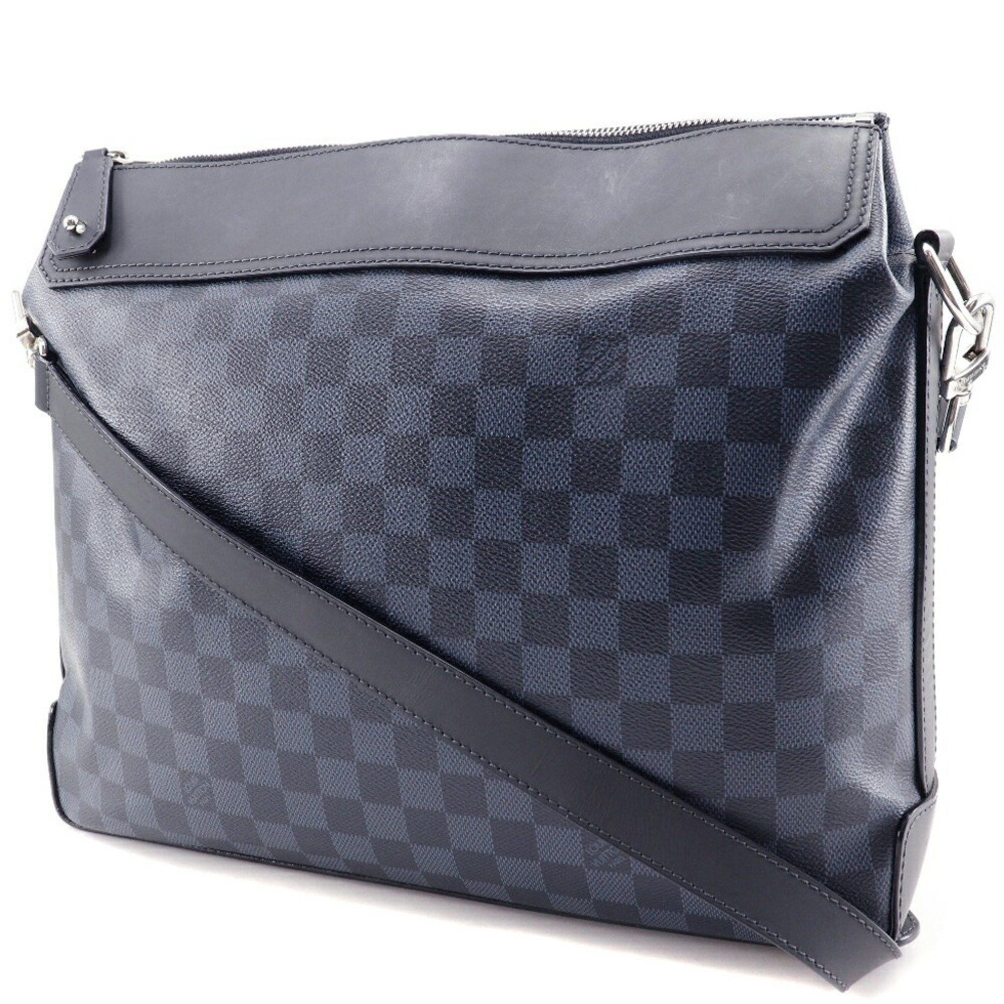 Louis Vuitton Louis Vuitton Greenwich Shoulder Bag N41348 x Damier Cobalt 2014 Black/Navy Men's Size ONE SIZE - 2 Thumbnail