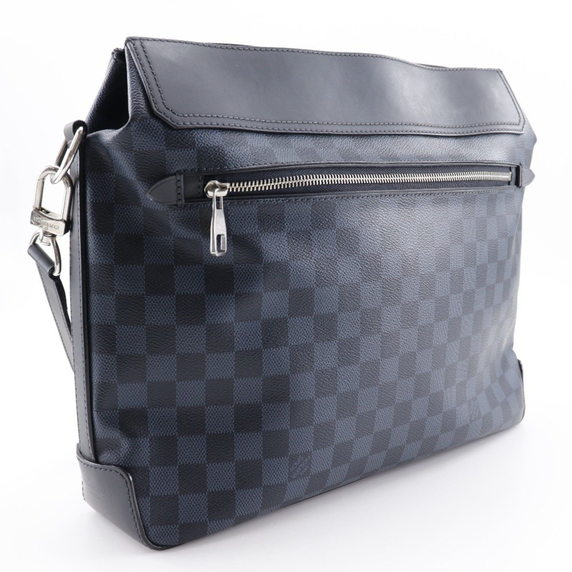 Louis Vuitton Louis Vuitton Greenwich Shoulder Bag N41348 x Damier Cobalt 2014 Black/Navy Men's Size ONE SIZE - 3 Thumbnail