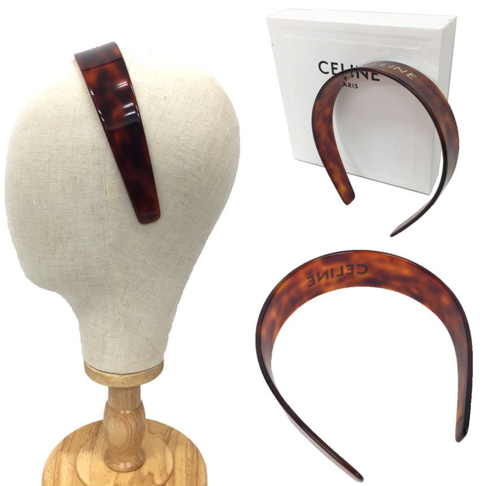 Celine Celine Headband Hair 46Y376CEA.19LG Havana Blonde/Dre Preservation Women's aq10431 Size ONE SIZE - 3 Thumbnail
