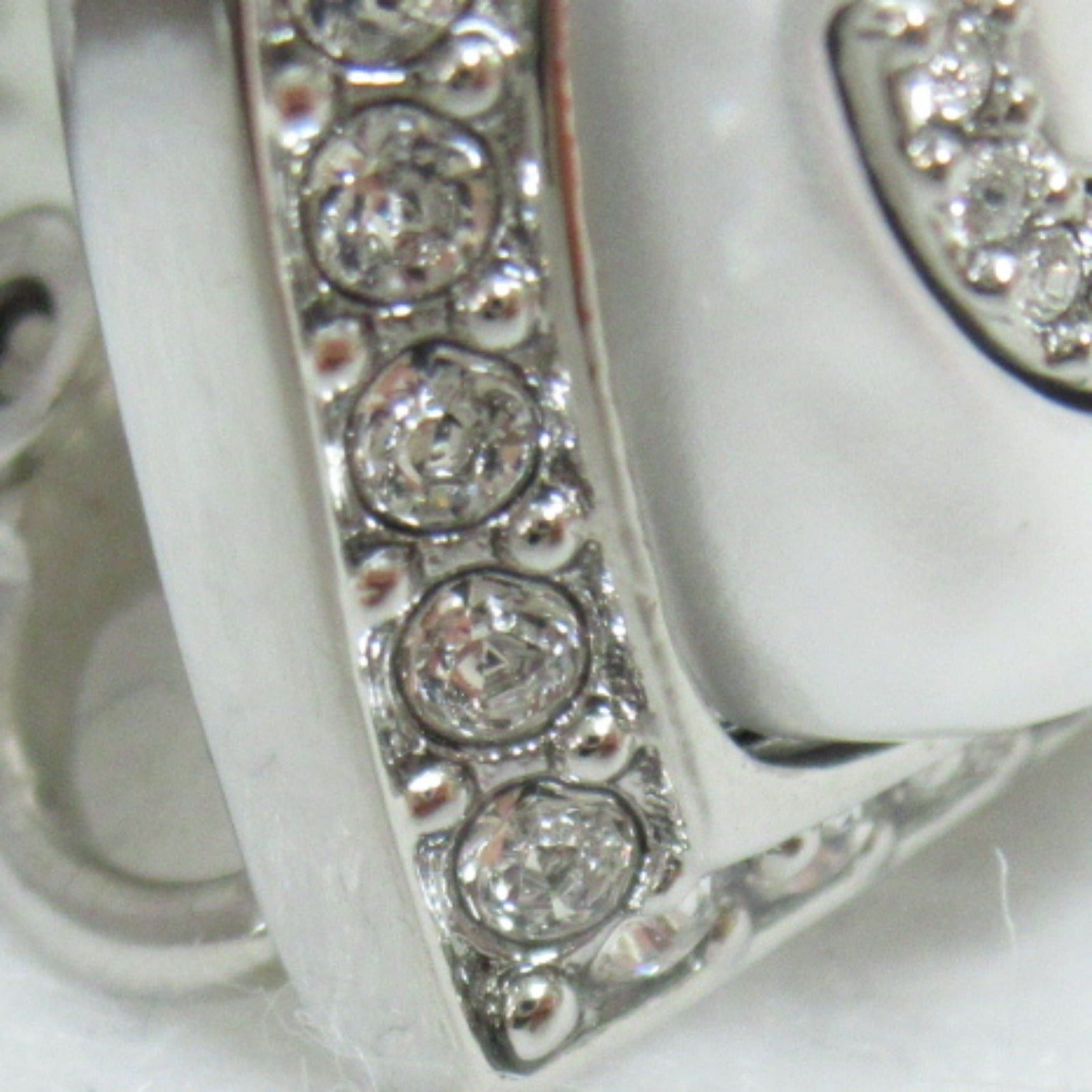 Chanel Chanel Earrings Heart Silver Plated Size ONE SIZE - 5 Thumbnail