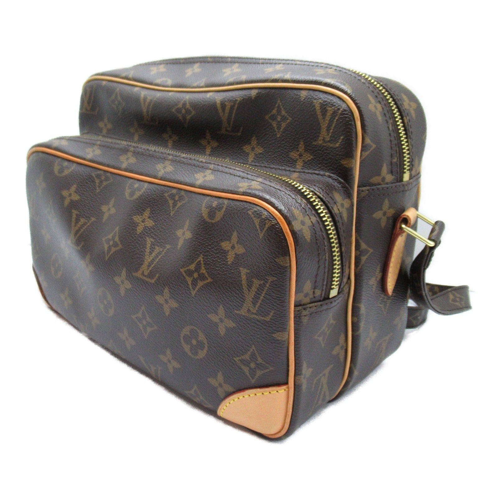 Louis Vuitton Louis Vuitton Nil Shoulder Bag Coated Canvas Monogram Brown Size ONE SIZE - 3 Thumbnail