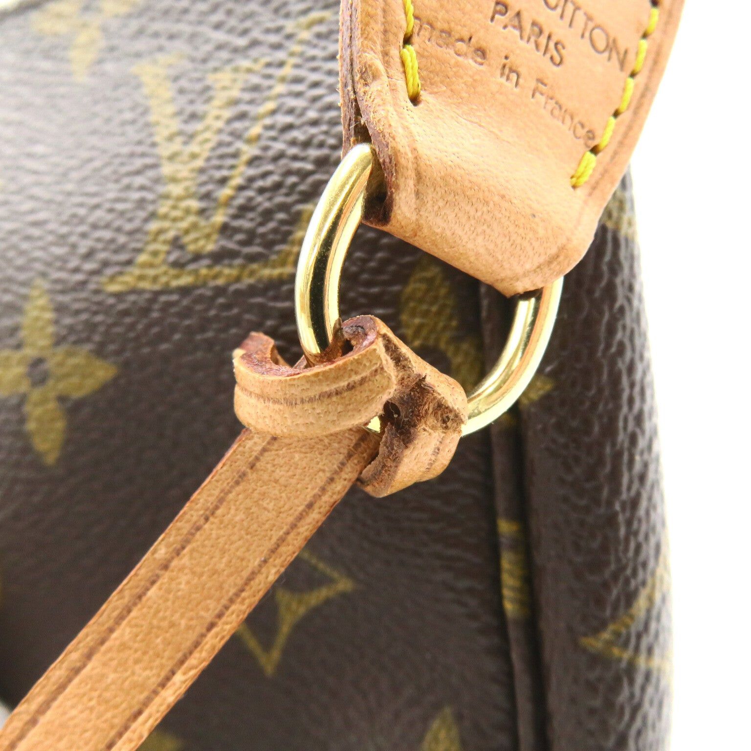 Louis Vuitton Louis Vuitton Pochette Accessoires Handbag Coated Canvas Monogram Brown Size ONE SIZE - 10 Thumbnail