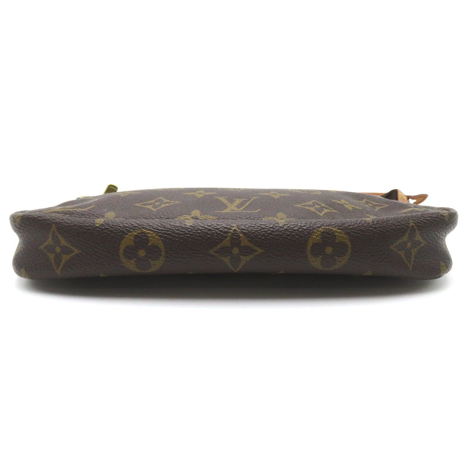 Louis Vuitton Louis Vuitton Pochette Accessoires Handbag Coated Canvas Monogram Brown Size ONE SIZE - 4 Thumbnail