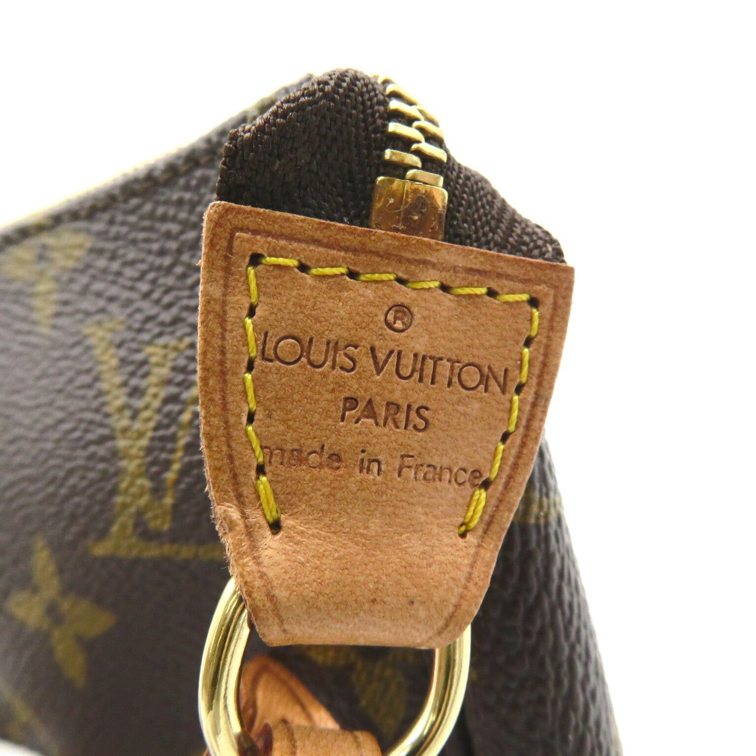 Louis Vuitton Louis Vuitton Pochette Accessoires Handbag Coated Canvas Monogram Brown Size ONE SIZE - 8 Thumbnail