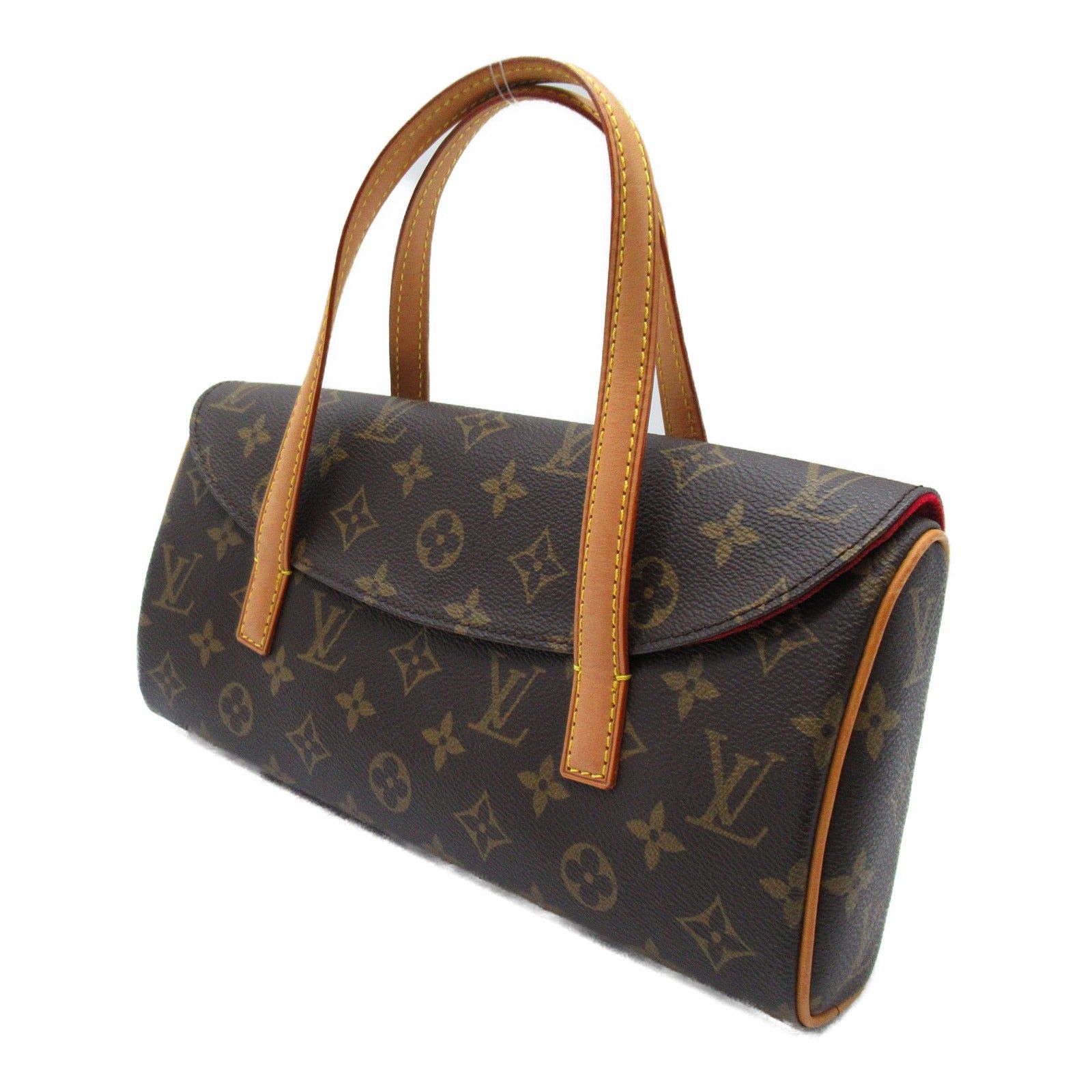 Louis Vuitton Louis Vuitton Sonatine Handbag Coated Canvas Monogram Brown Size ONE SIZE - 3 Thumbnail