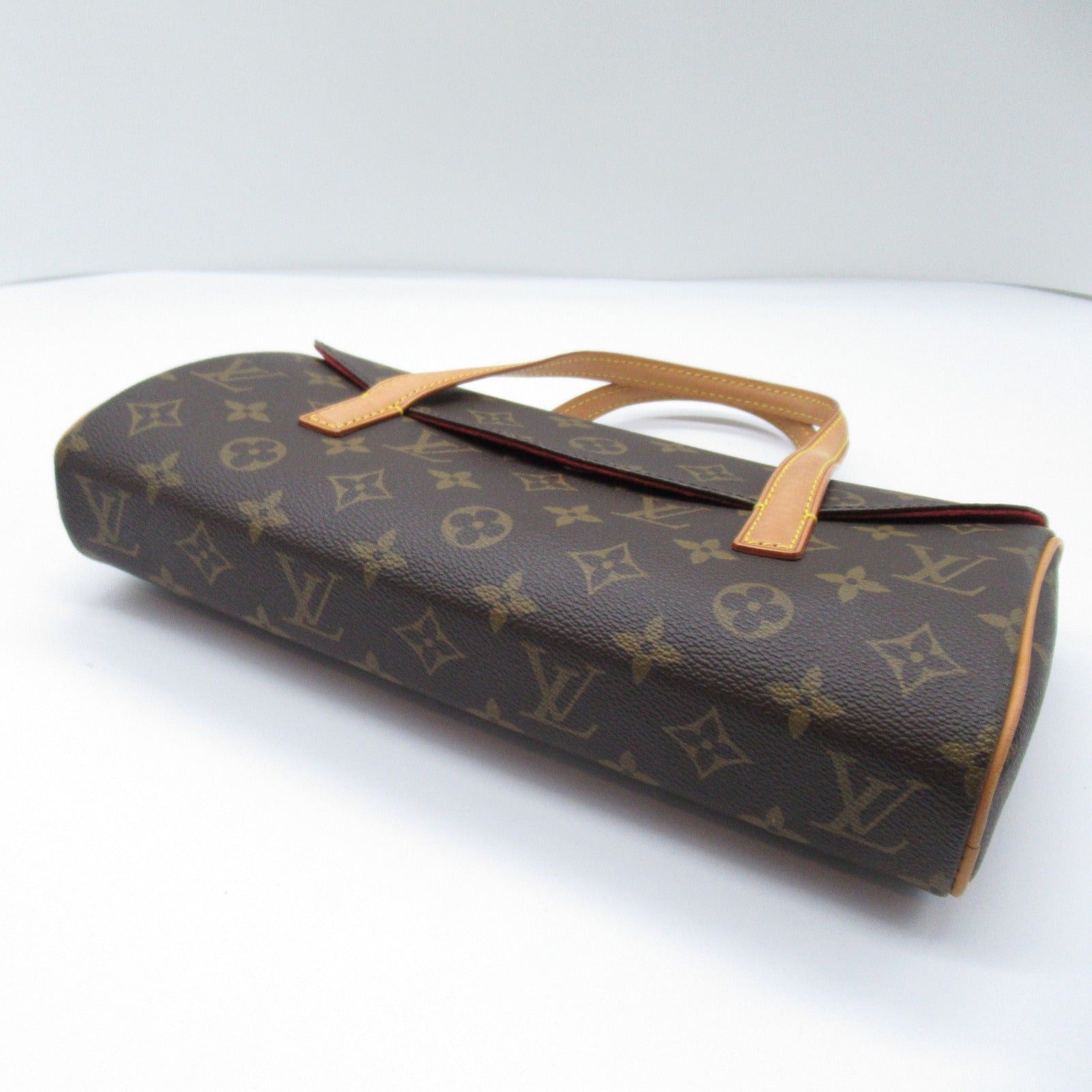 Louis Vuitton Louis Vuitton Sonatine Handbag Coated Canvas Monogram Brown Size ONE SIZE - 4 Thumbnail