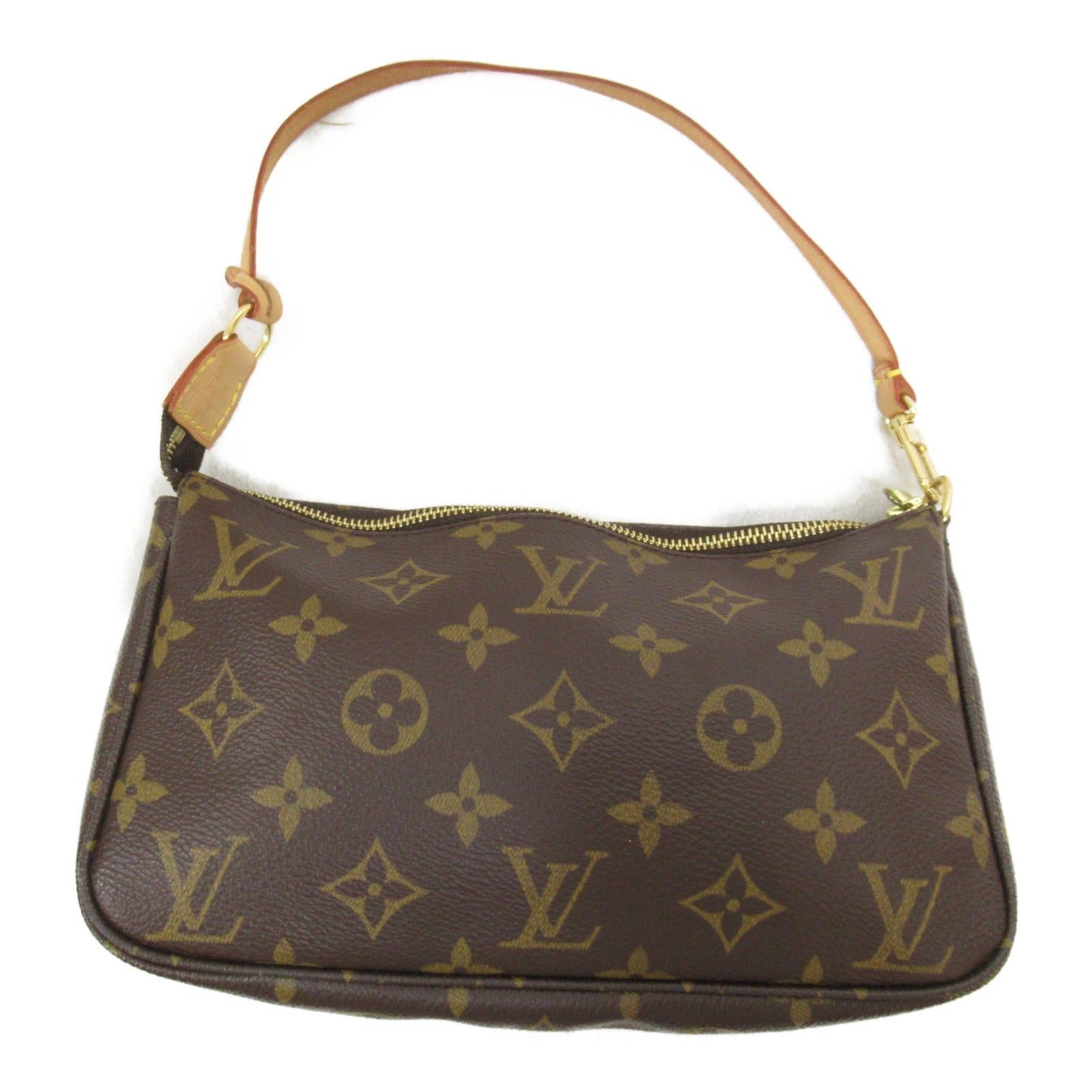 Louis Vuitton Louis Vuitton Pochette Accessoires Accessory Pouch Handbag Coated Canvas Monogram Brown Size ONE SIZE - 2 Thumbnail