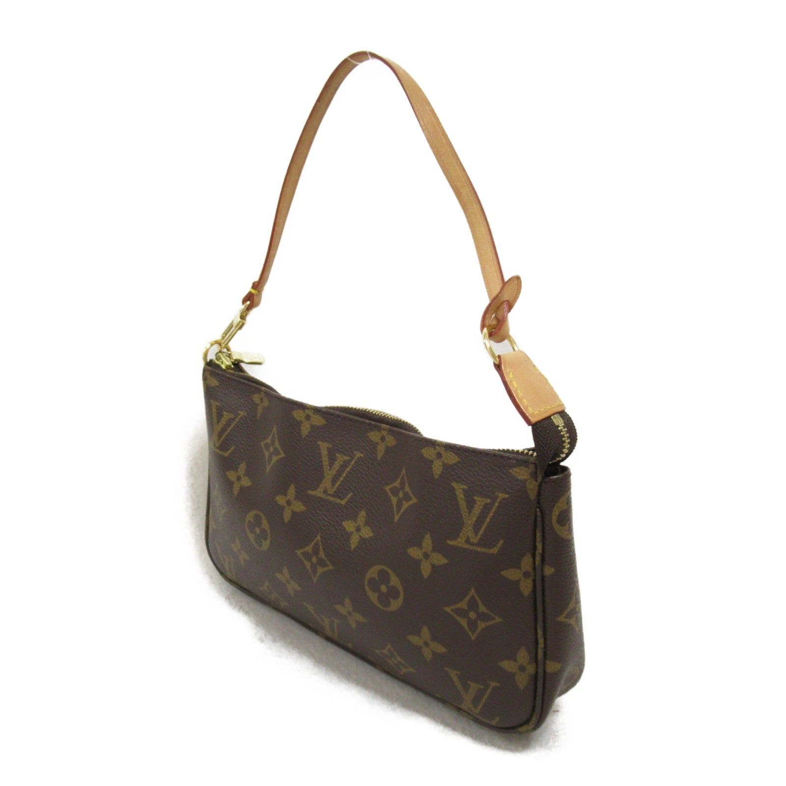 Louis Vuitton Louis Vuitton Pochette Accessoires Accessory Pouch Handbag Coated Canvas Monogram Brown Size ONE SIZE - 3 Thumbnail