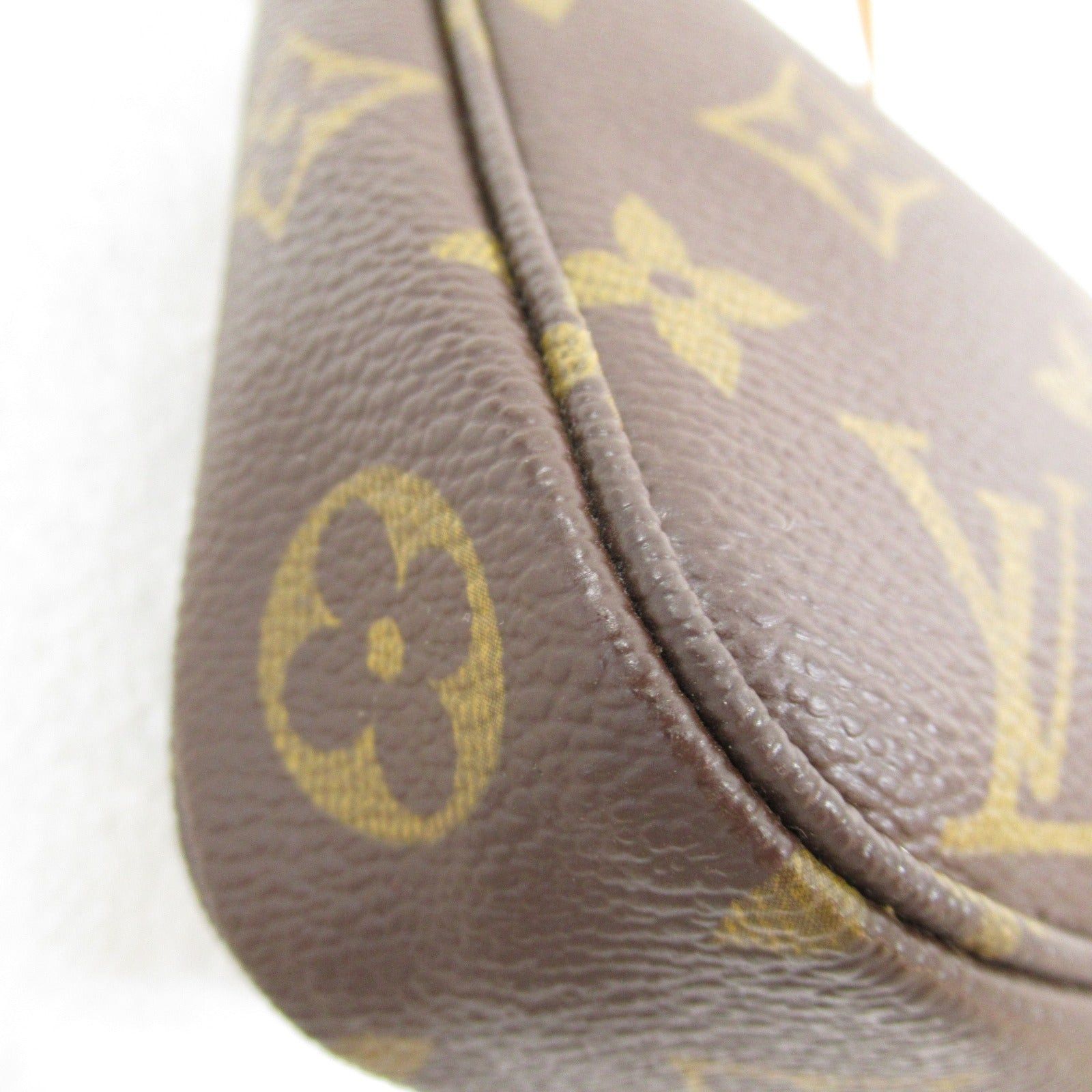 Louis Vuitton Louis Vuitton Pochette Accessoires Accessory Pouch Handbag Coated Canvas Monogram Brown Size ONE SIZE - 10 Thumbnail